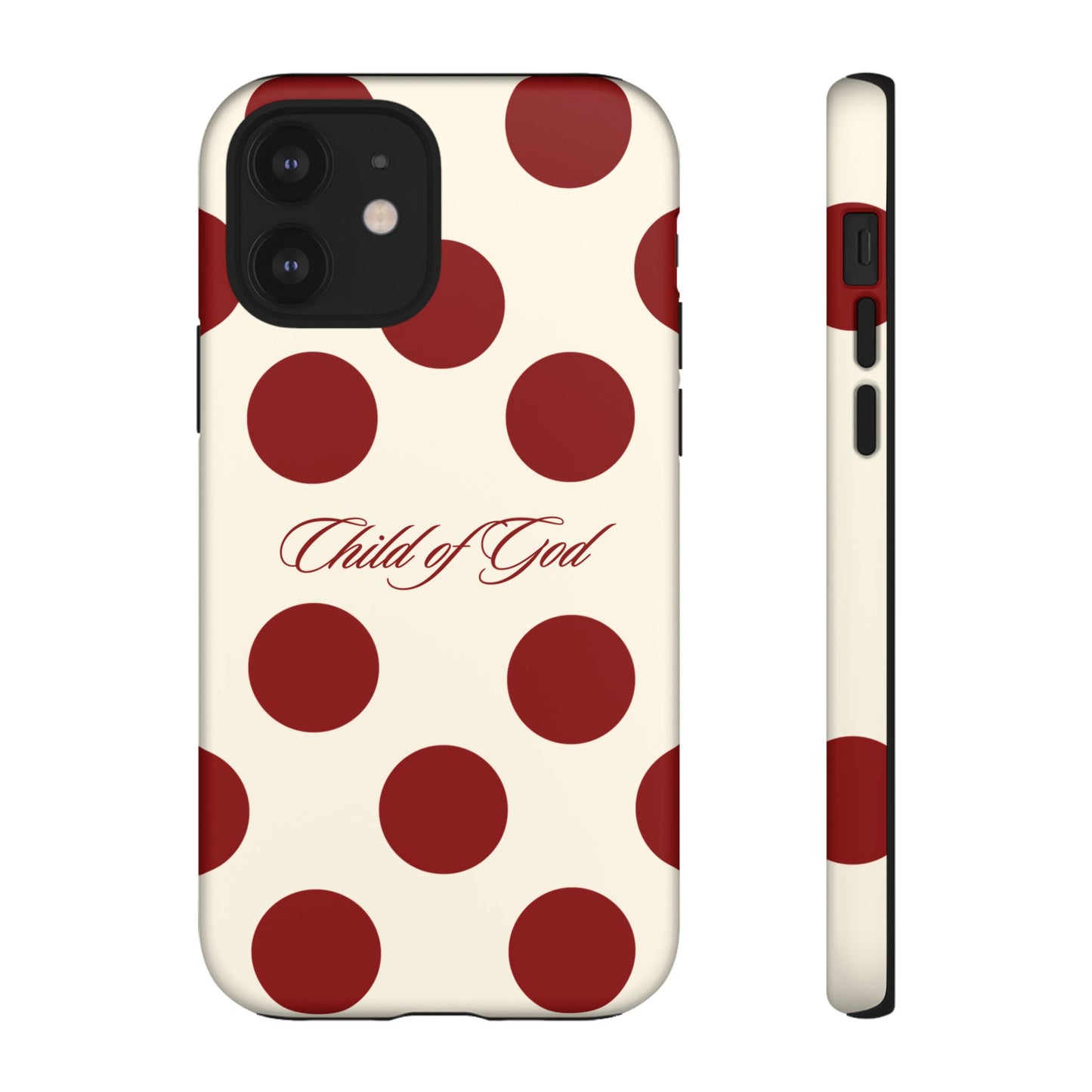 Child of God Red and Créame Phone Case