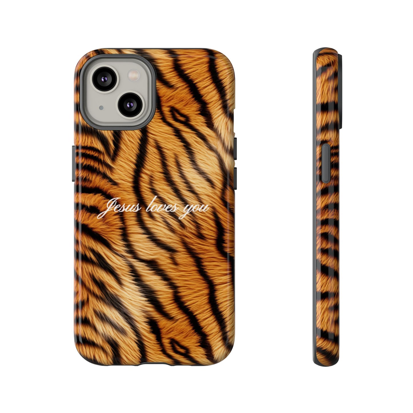 Jesus Loves You Tiger Phone Case