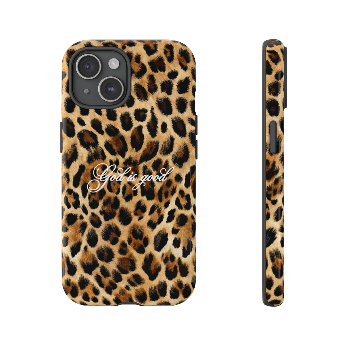 God is good Leopard Phone Case