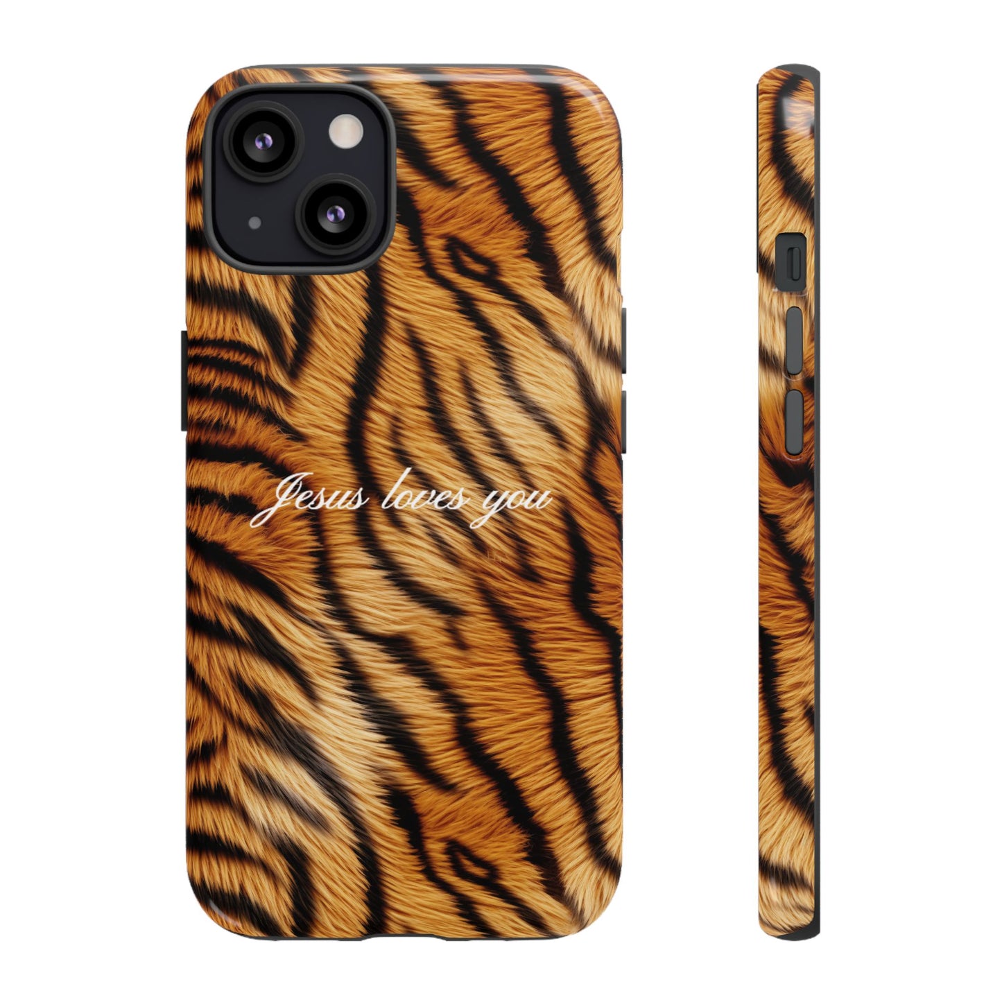 Jesus Loves You Tiger Phone Case