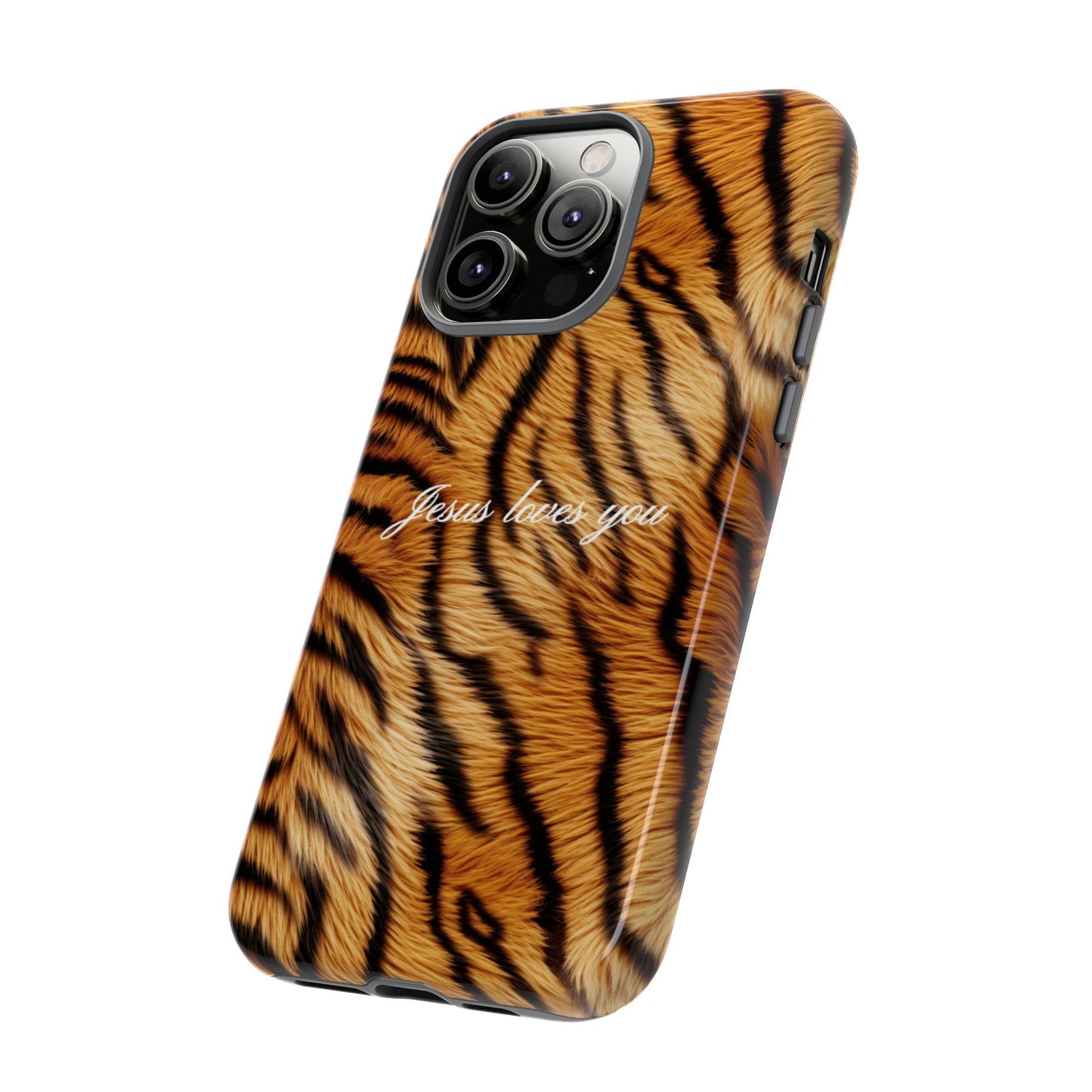 Jesus Loves You Tiger Phone Case