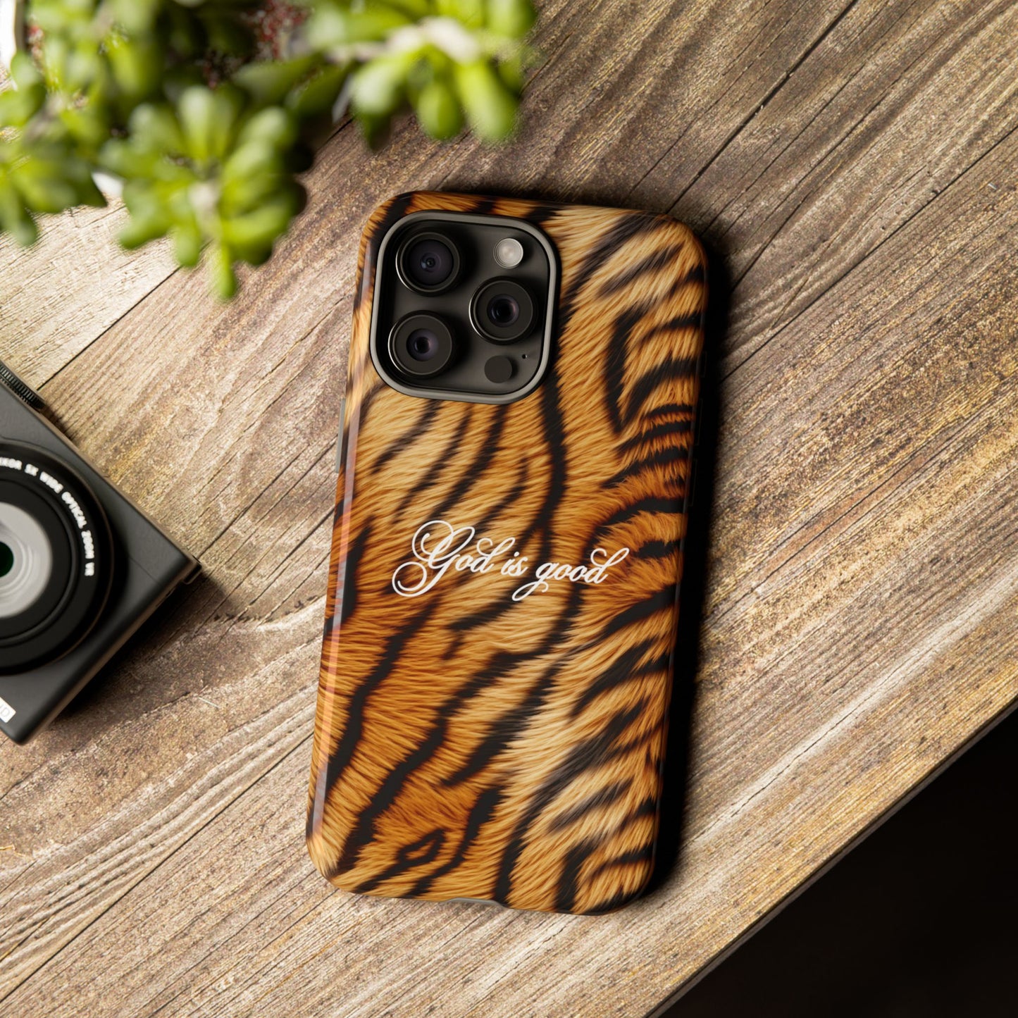 God is good Tiger Phone Case