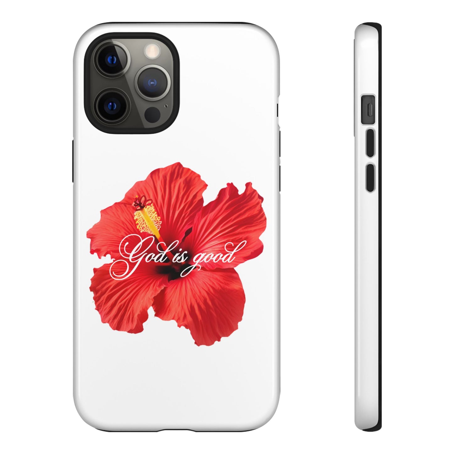 God is good Hibiscus Phone Case