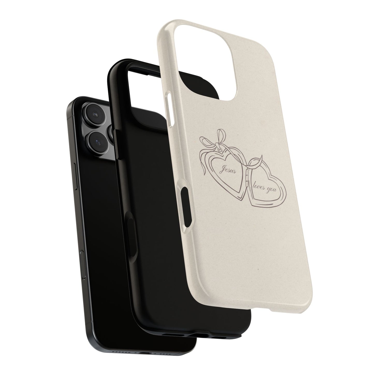 Jesus loves you Locket Phone Case
