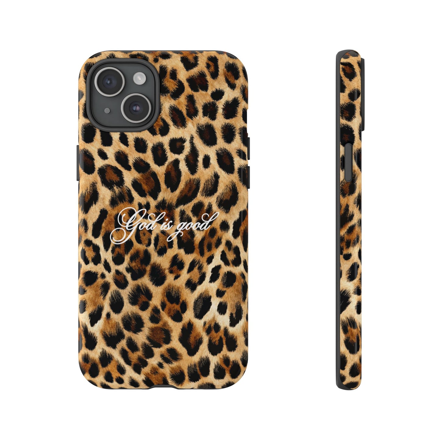 God is good Leopard Phone Case