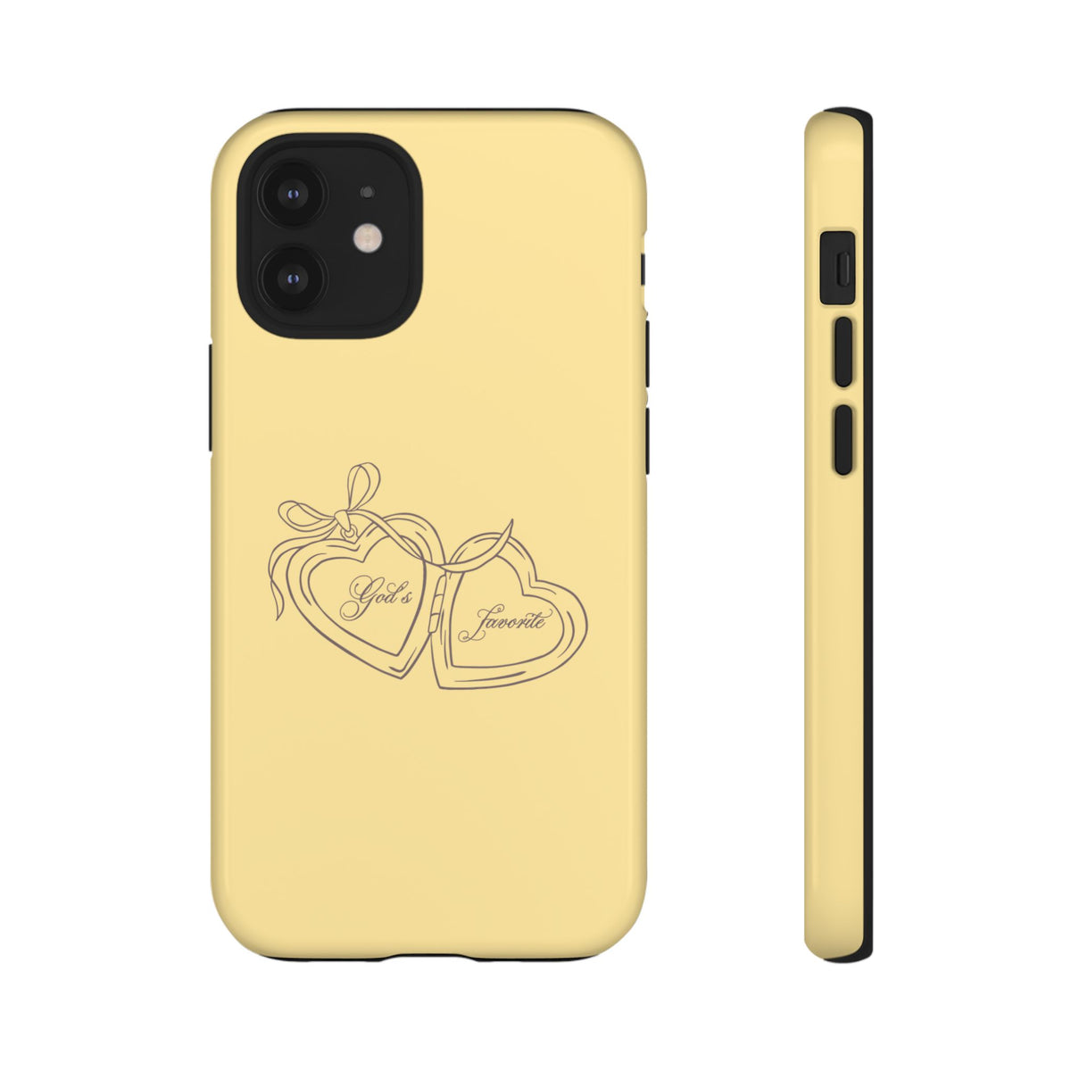 God’s favorite Butter Yellow Locket Phone Case