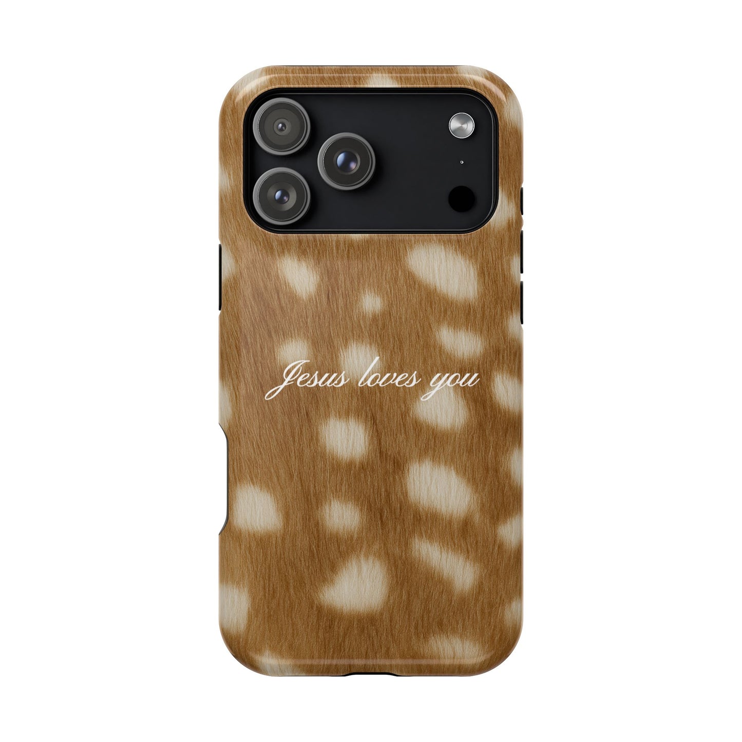 Jesus loves you Fawn MagSafe Phone Case