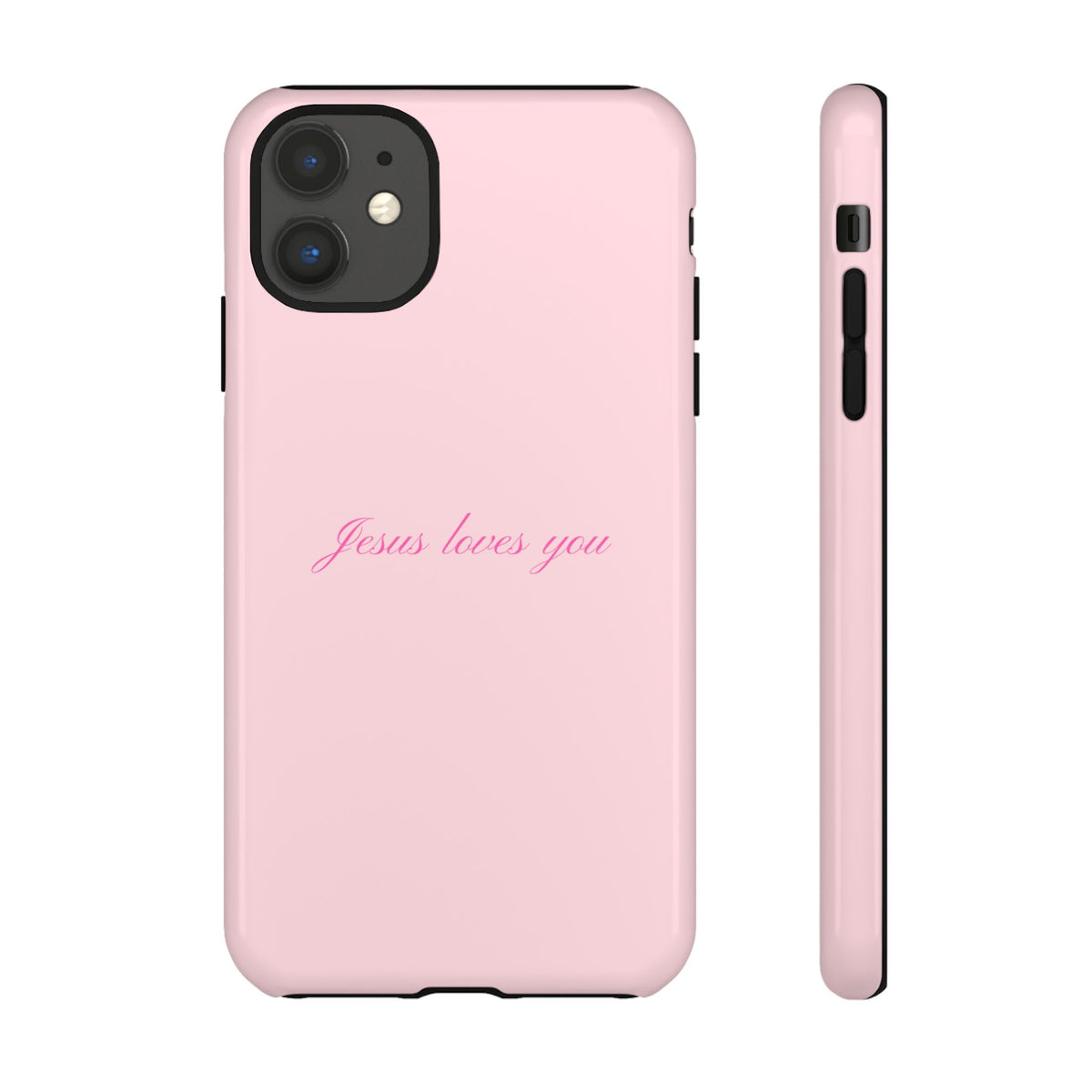 Jesus loves you Baby Pink Phone Case