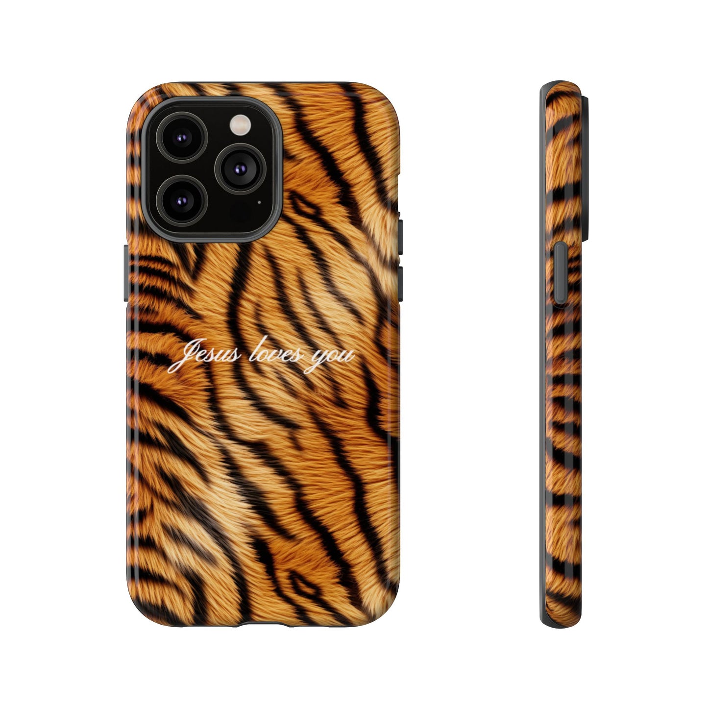 Jesus Loves You Tiger Phone Case