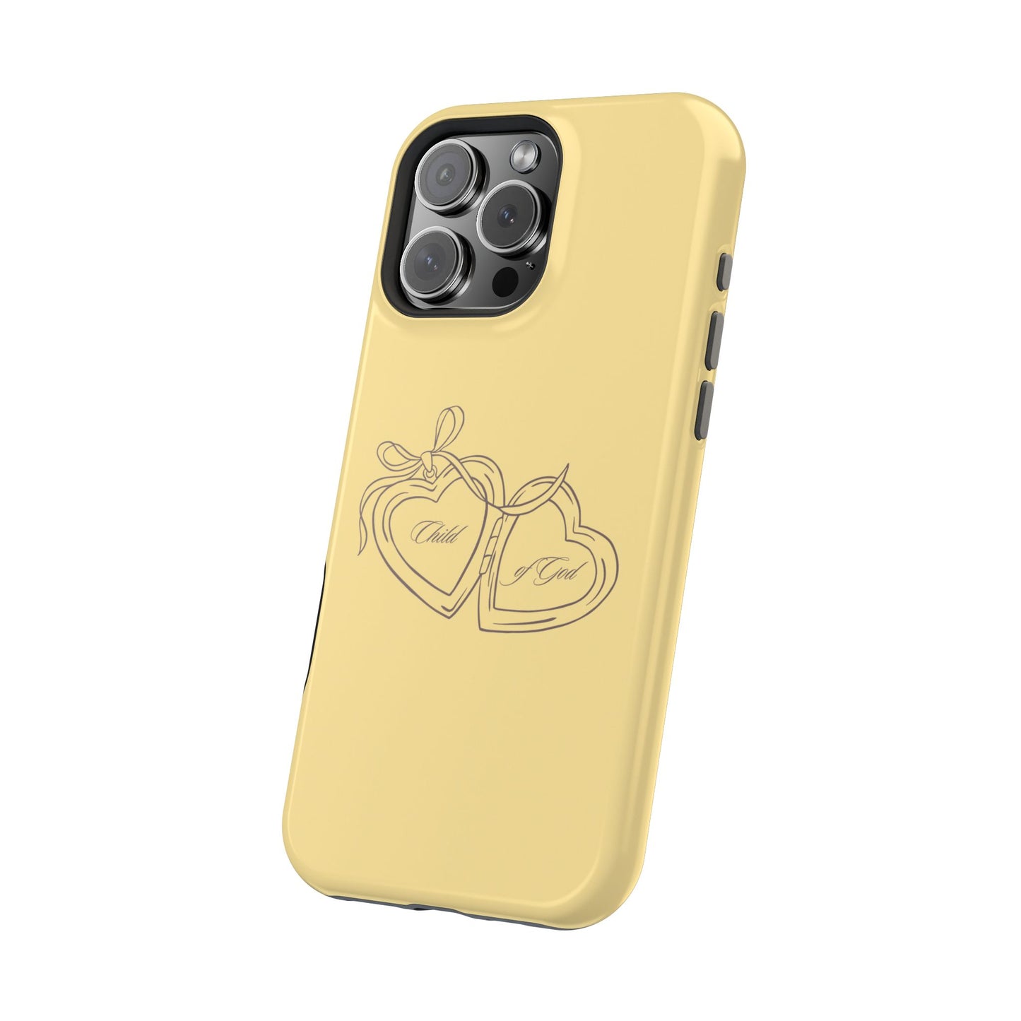 Child of God Butter Yellow Locket Phone Case MagSafe