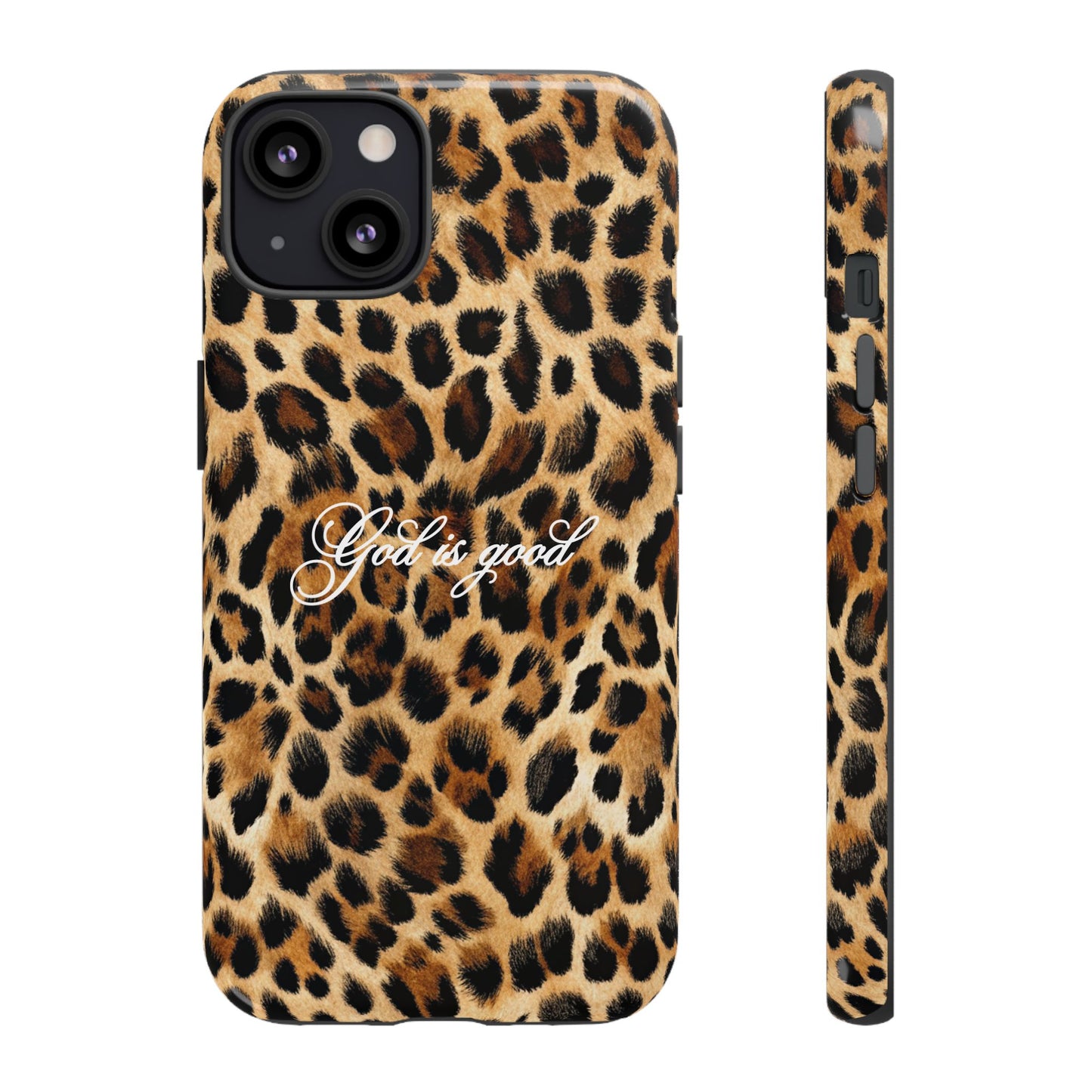 God is good Leopard Phone Case
