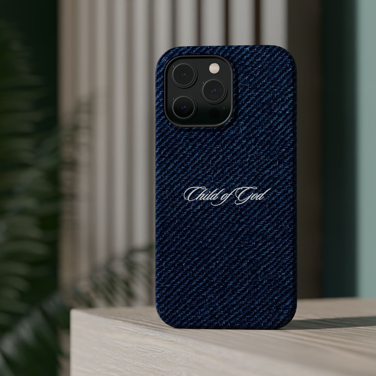 Child of God Denim MagSafe Phone Case