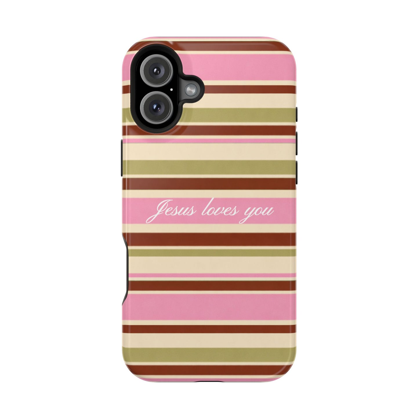 Jesus Loves You Neapolitan MagSafe Phone Case