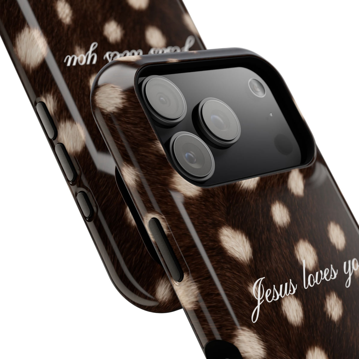 Jesus loves you Dark Fawn MagSafe Phone Case