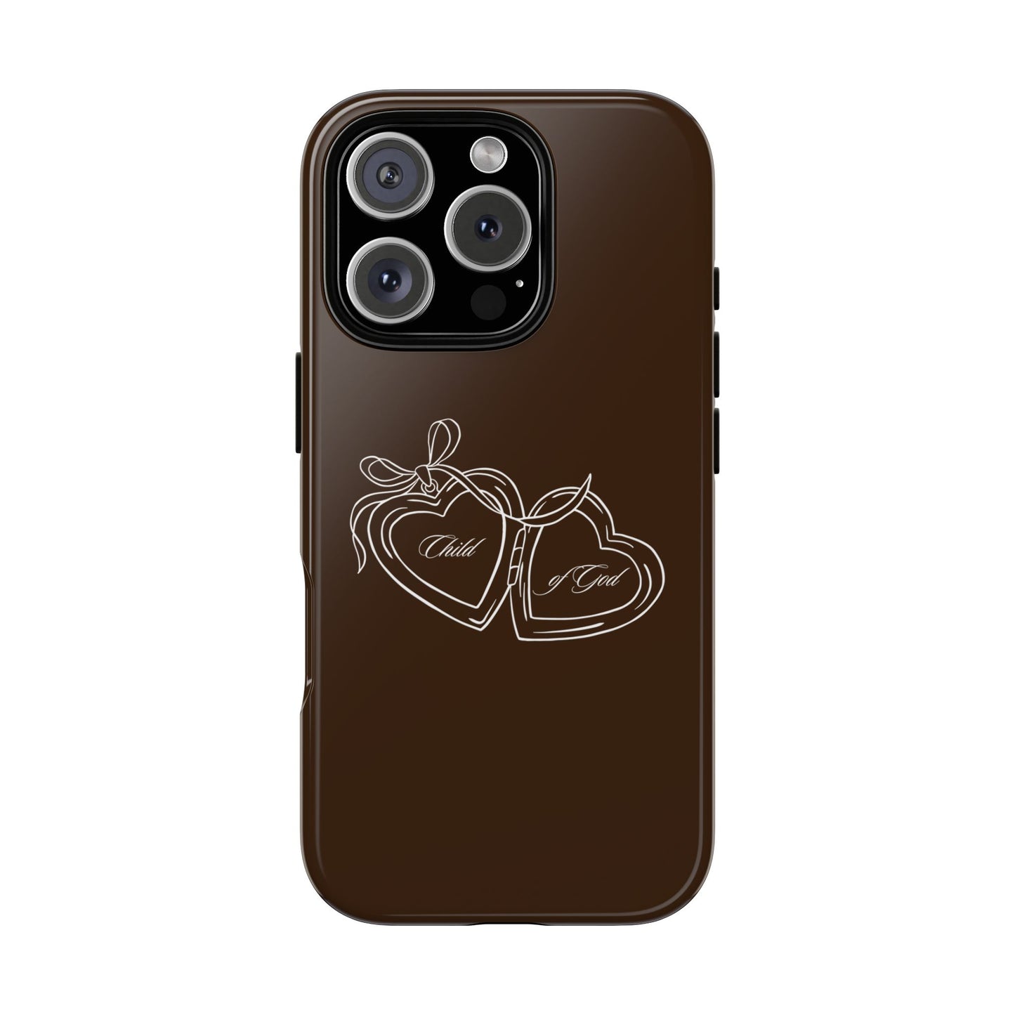 Child of God Locket Espresso Phone Case