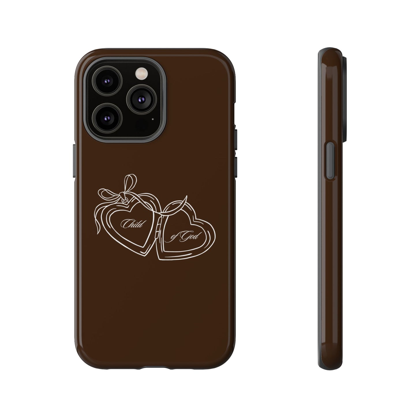 Child of God Locket Espresso Phone Case