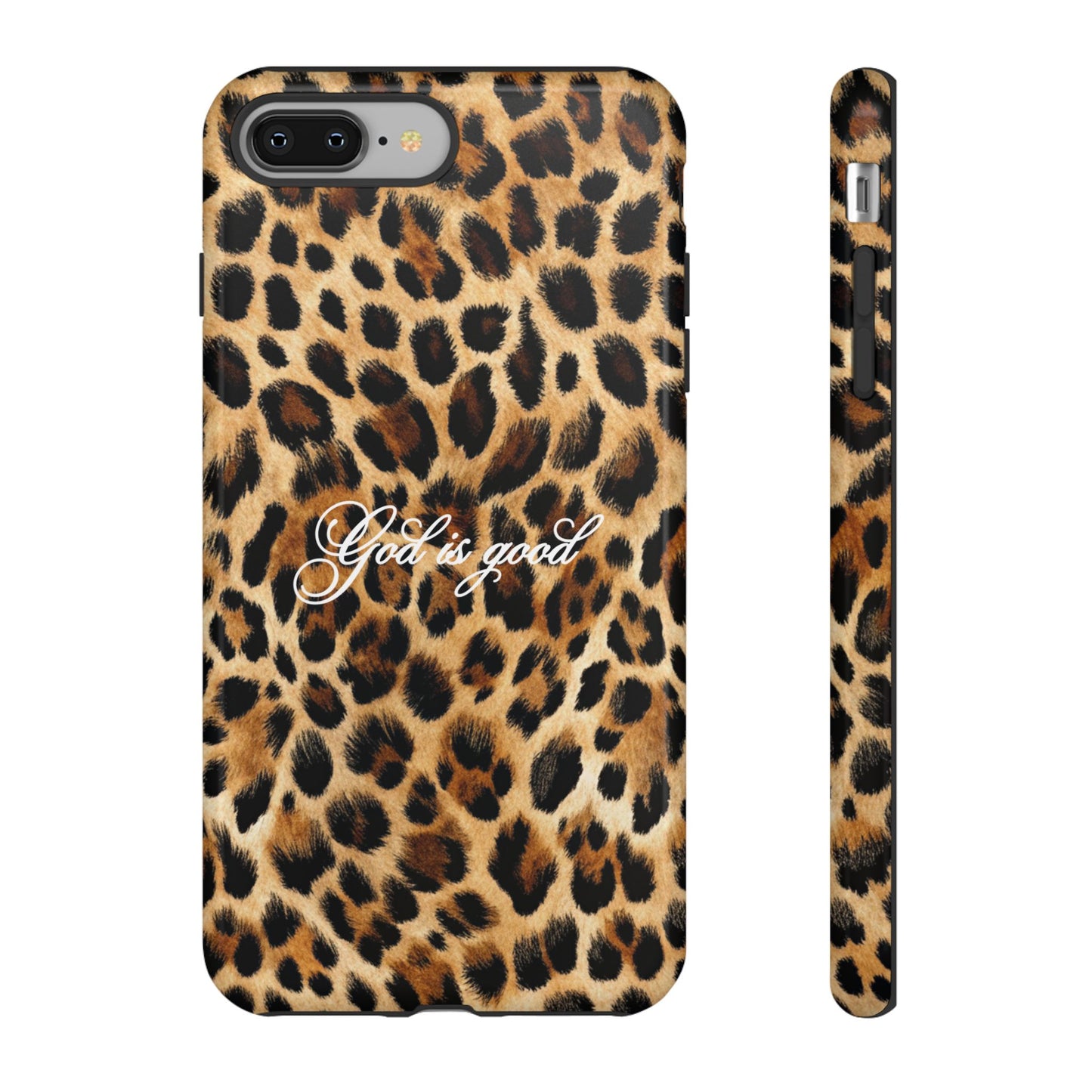 God is good Leopard Phone Case