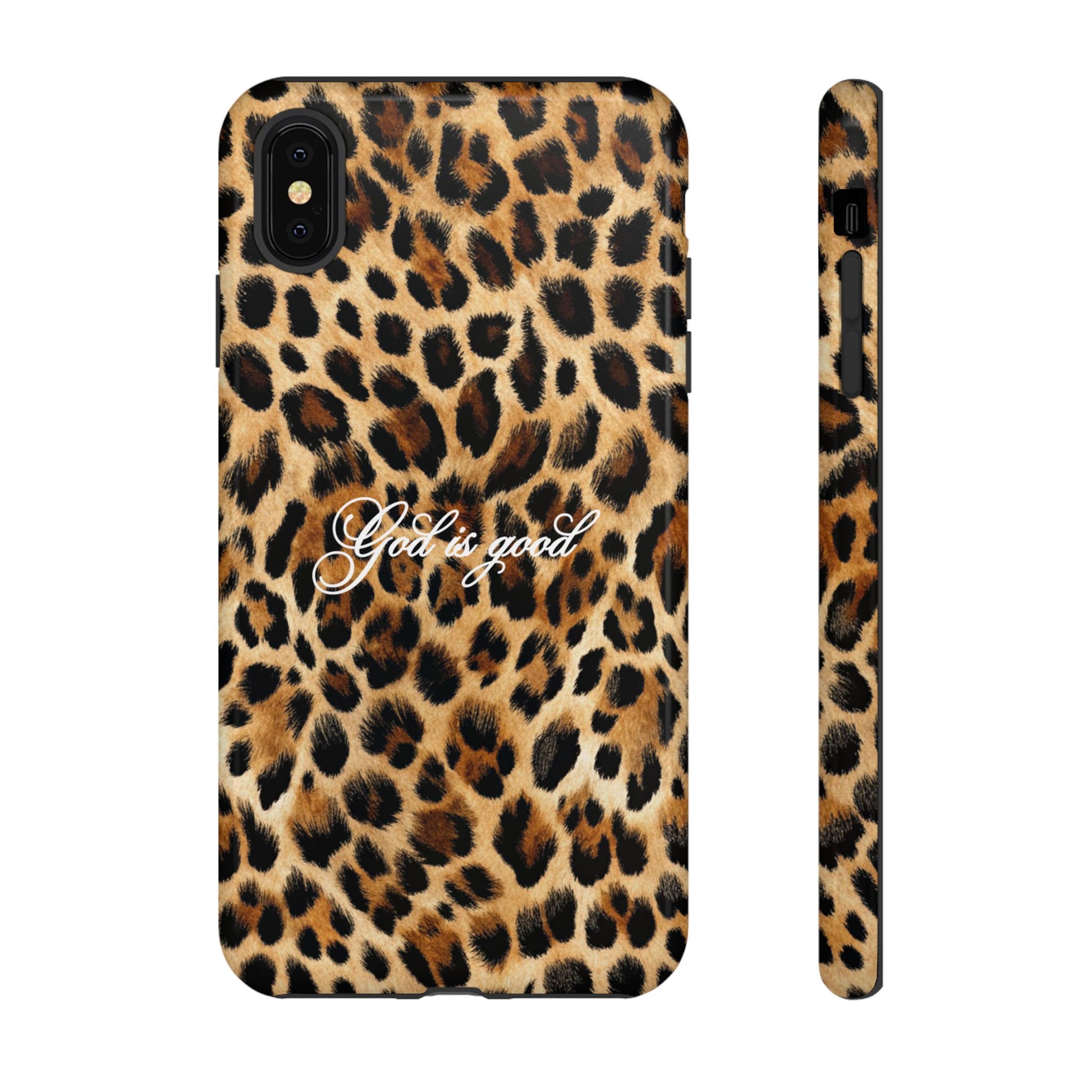 God is good Leopard Phone Case – Lait et Miel Co God is good Leopard Phone Case – Lait et Miel Co