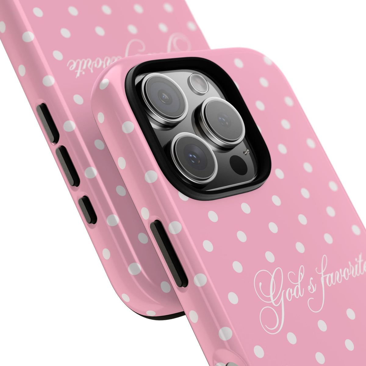 God’s favorite Pink Polka Dot Phone Case