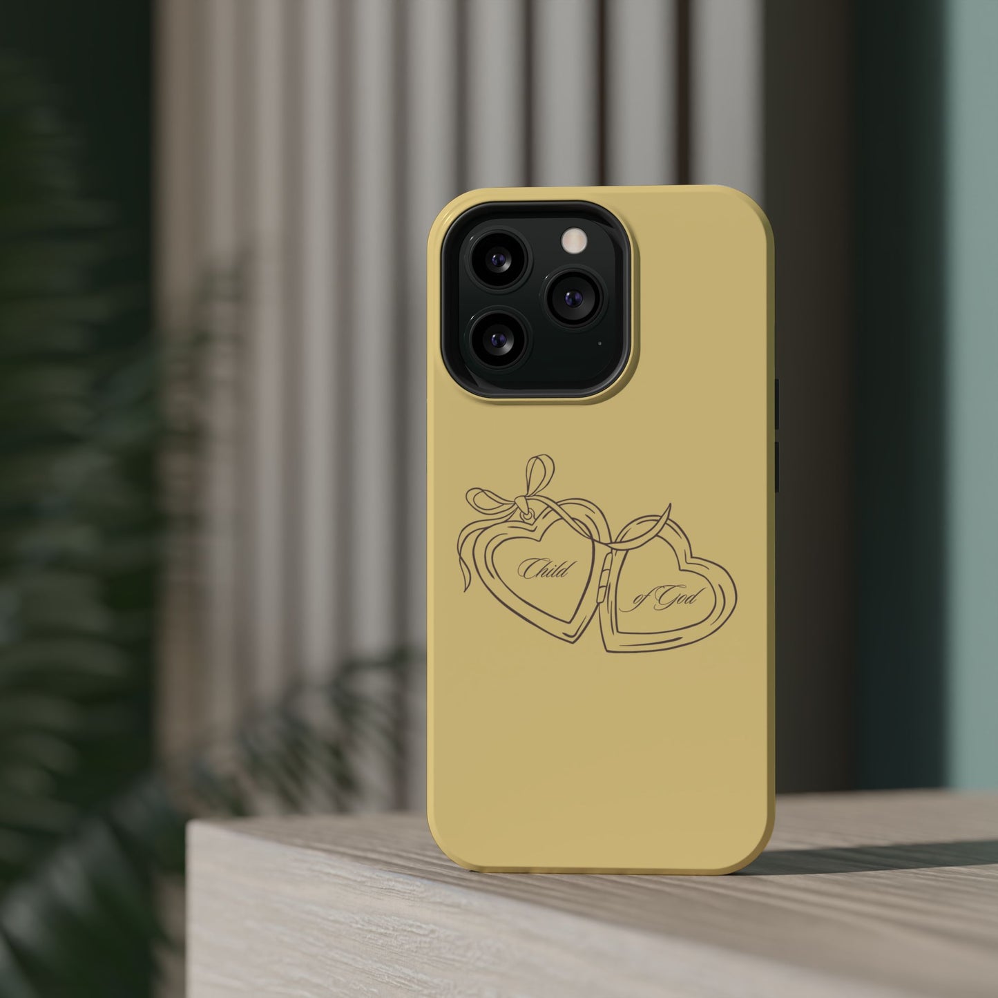 Child of God Butter Yellow Locket Phone Case MagSafe