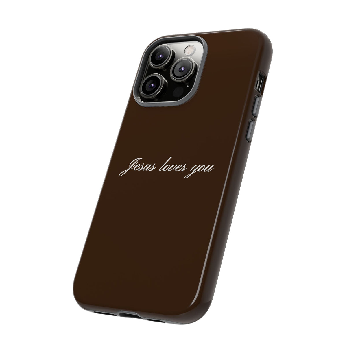Jesus loves you Espresso Phone Case