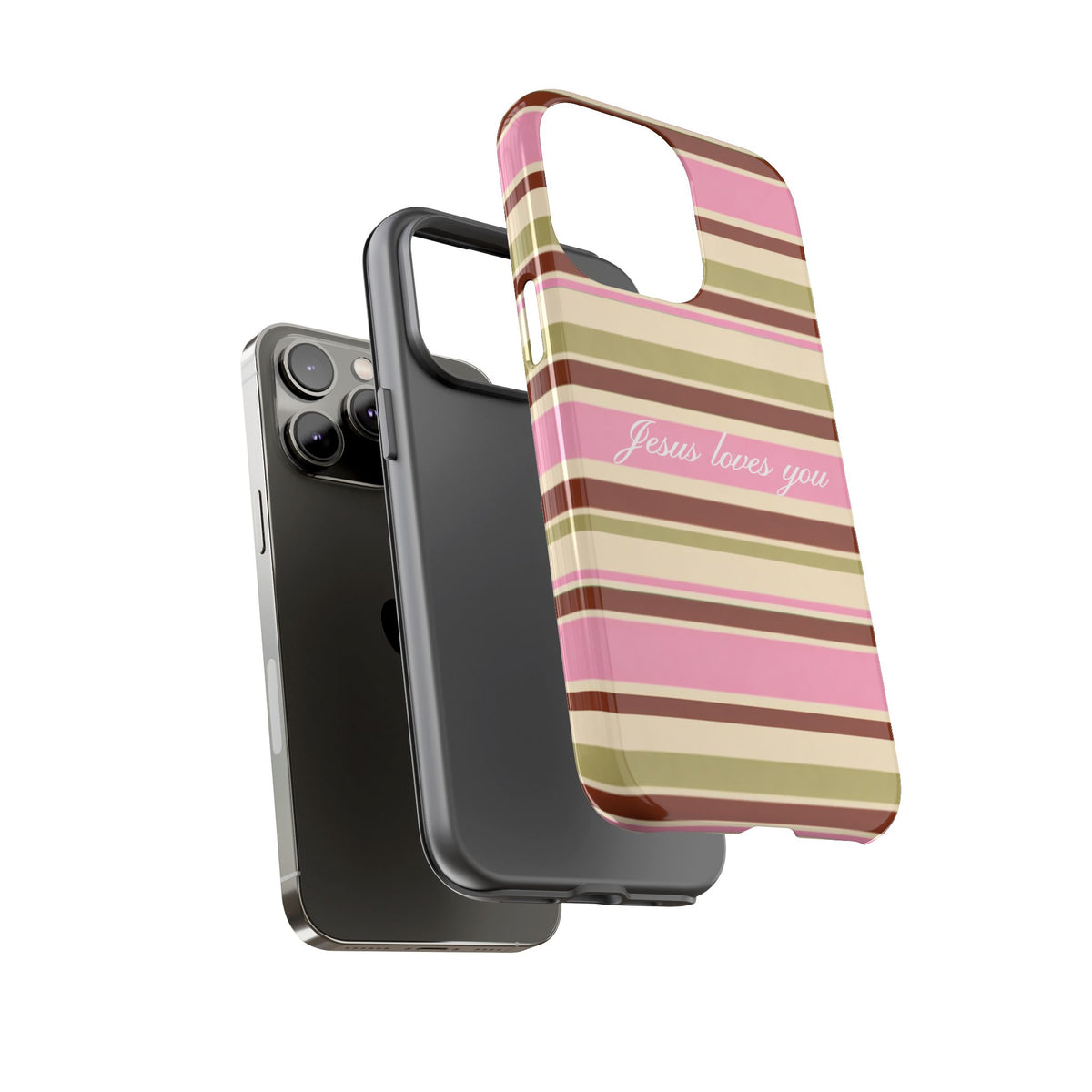 Jesus Loves You Neapolitan Phone Case
