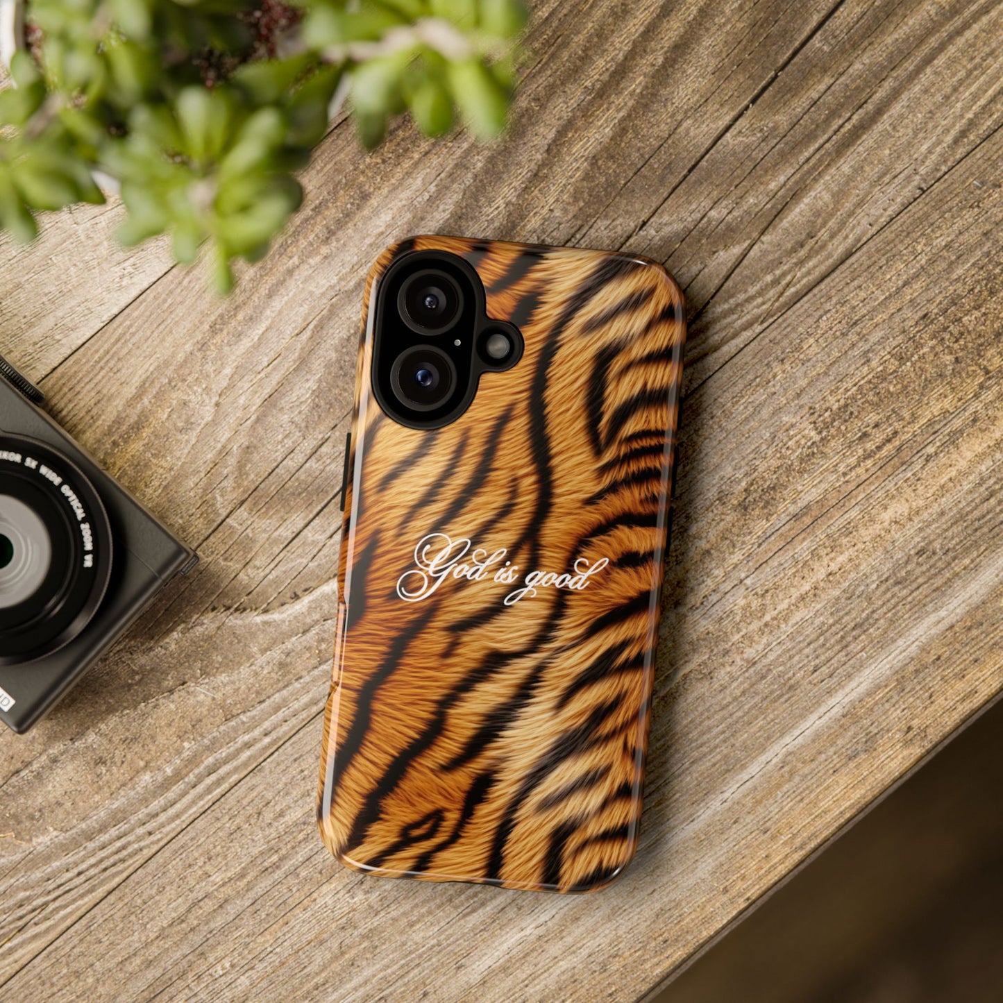 God is good Tiger Phone Case
