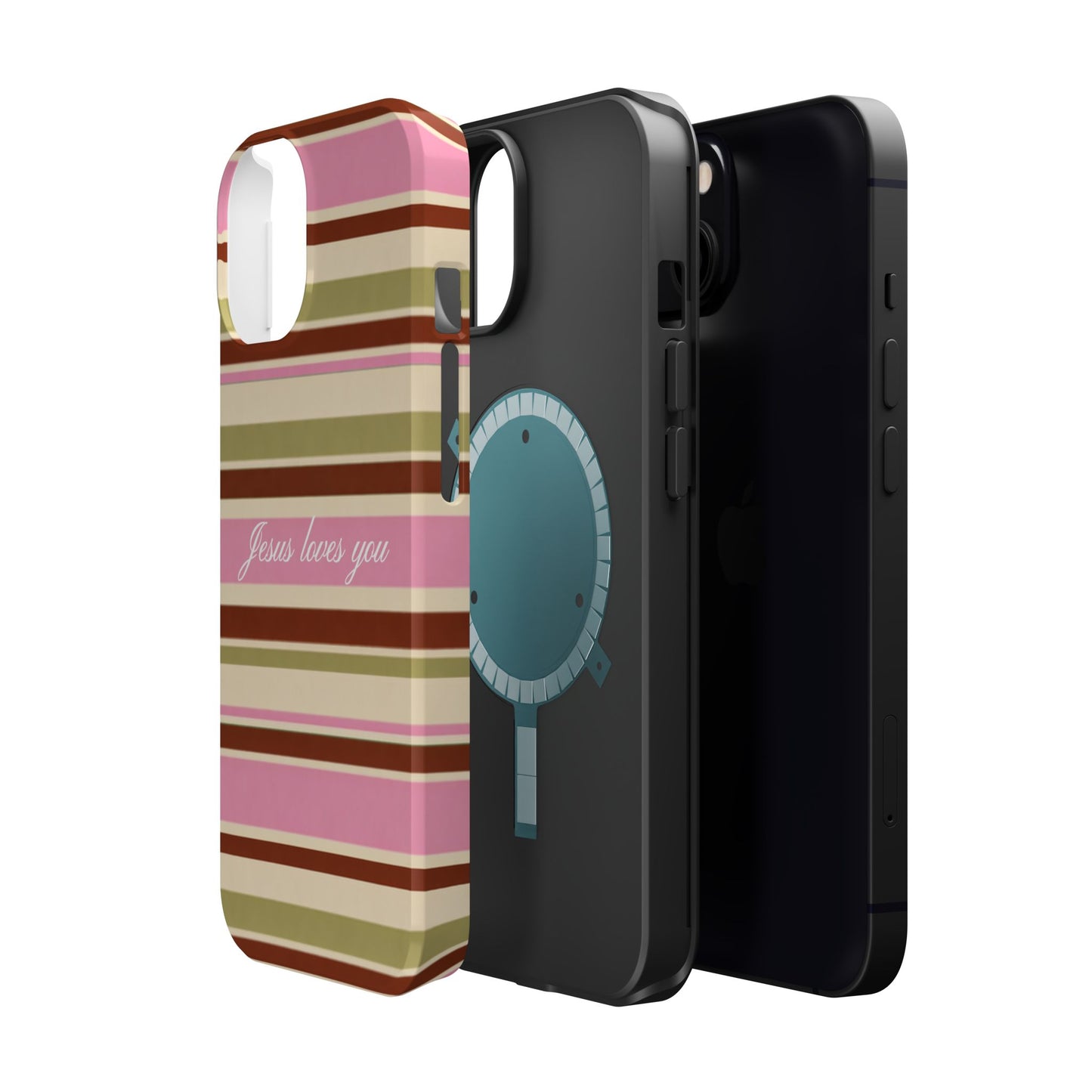 Jesus Loves You Neapolitan MagSafe Phone Case