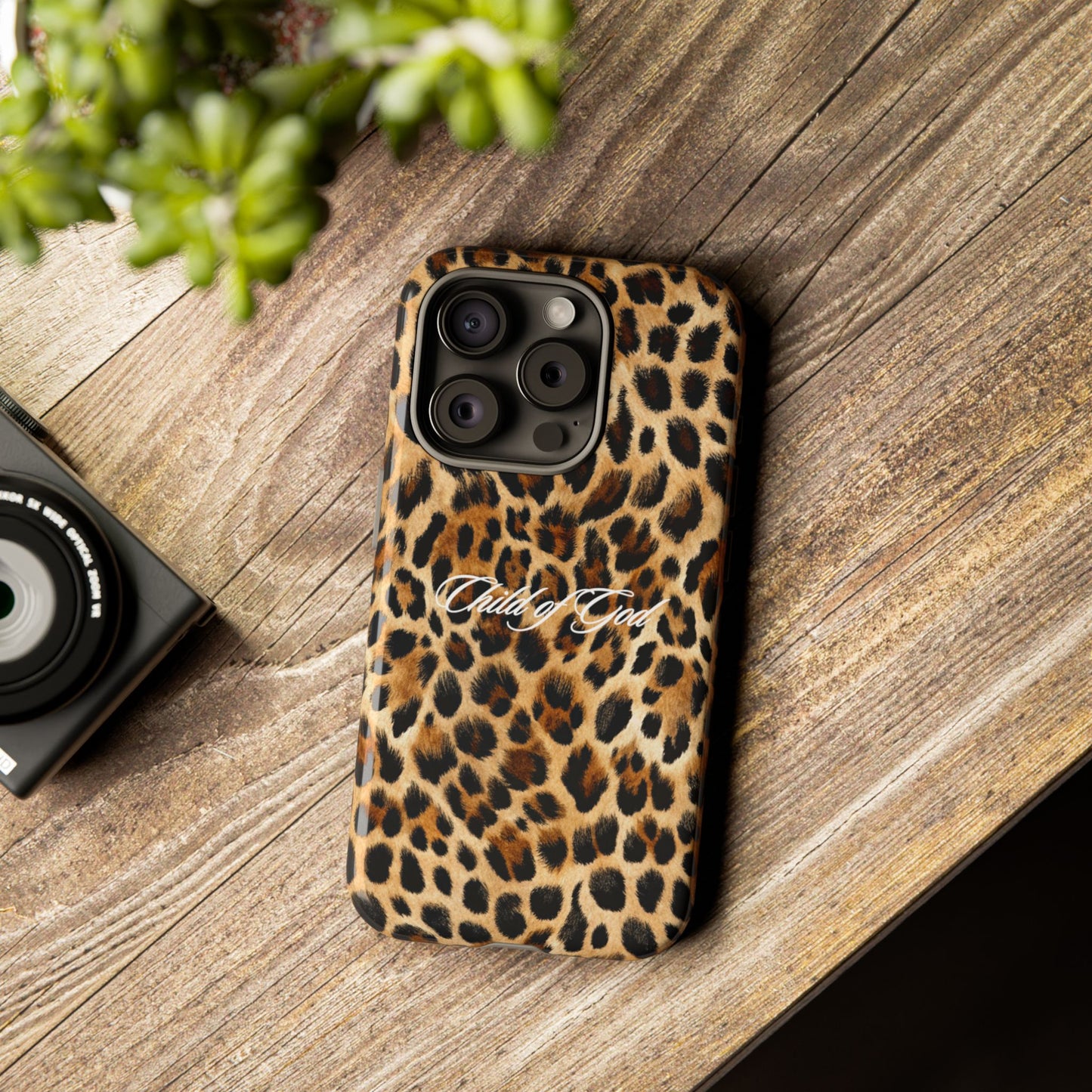 Child of God Leopard Phone Case