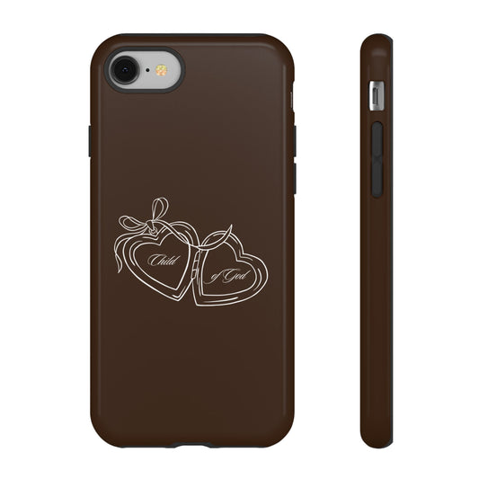 Child of God Locket Espresso Phone Case