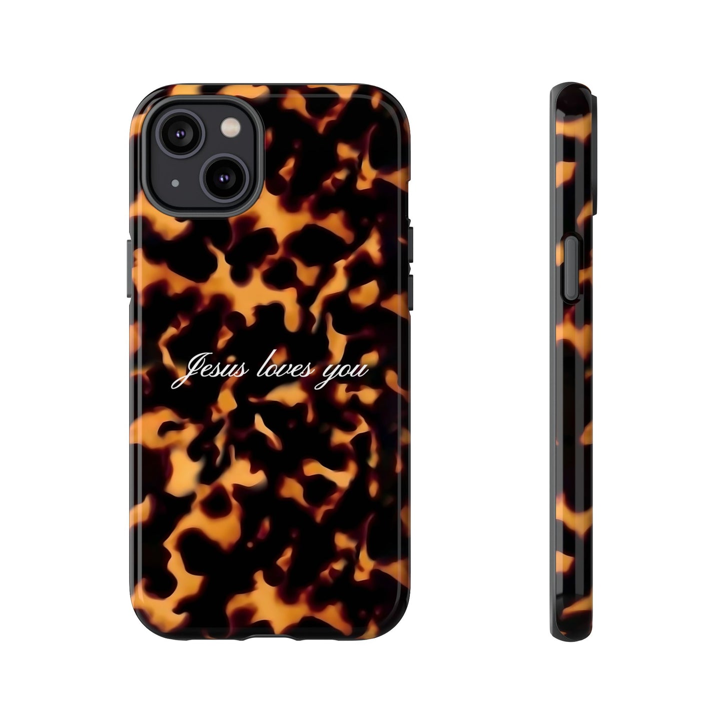 Jesus loves you Tortoise Phone Case