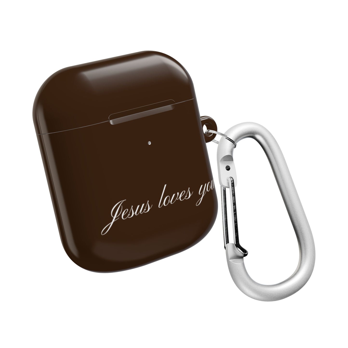 Jesus loves you Espresso AirPods Case