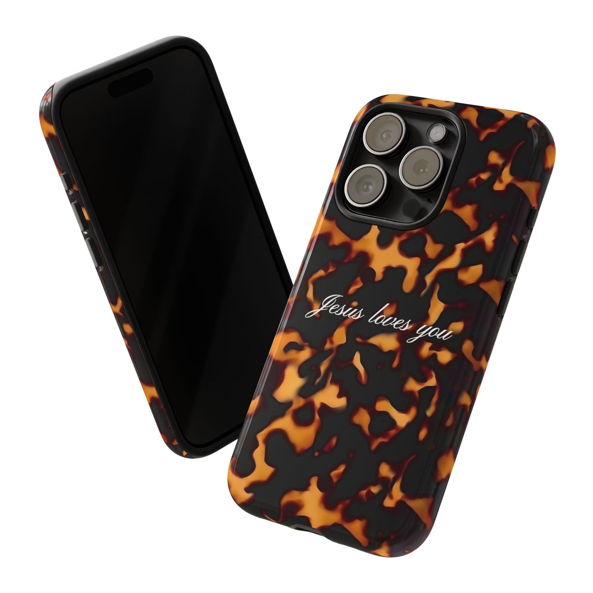 Jesus loves you Tortoise Phone Case