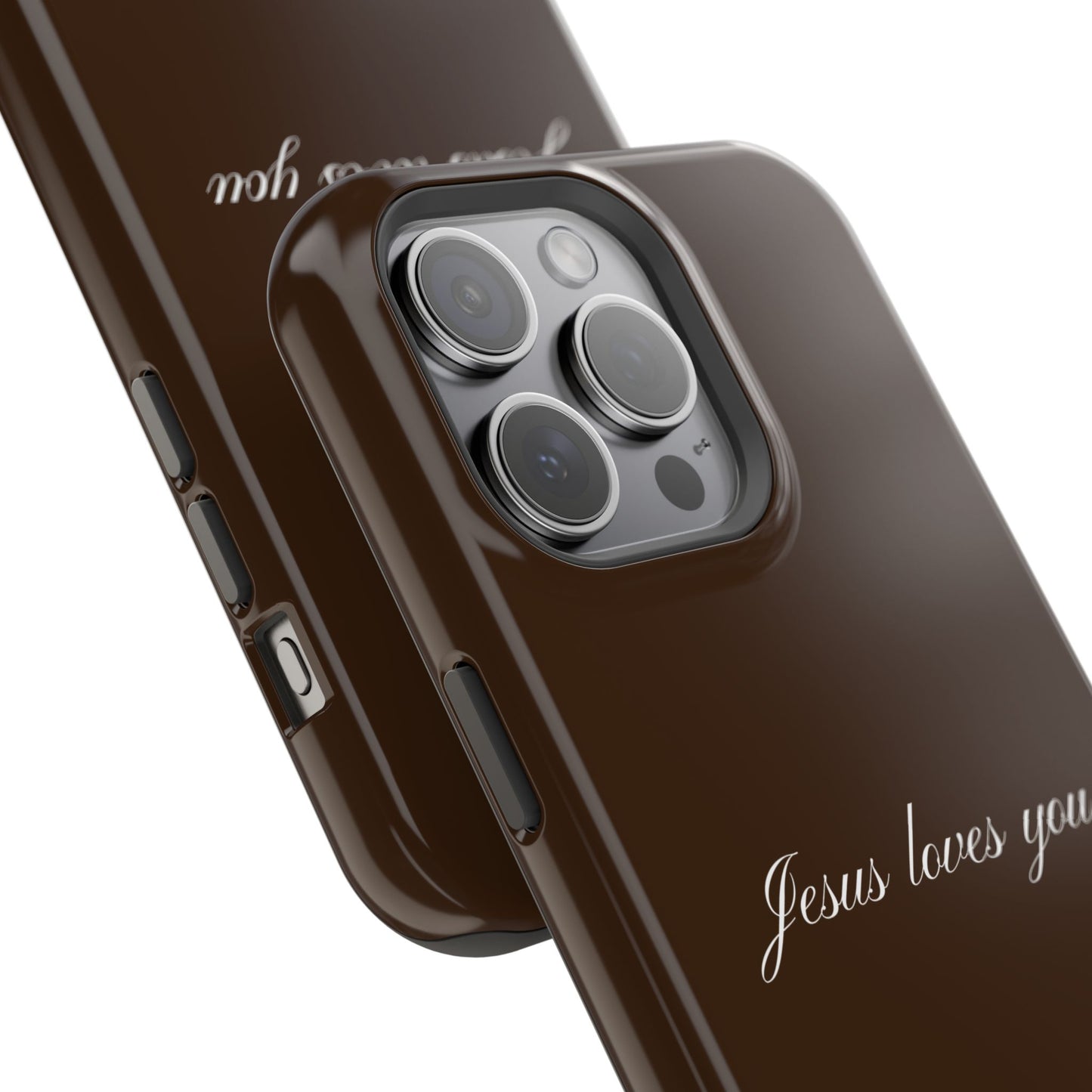 Jesus loves you Espresso MagSafe Phone Case