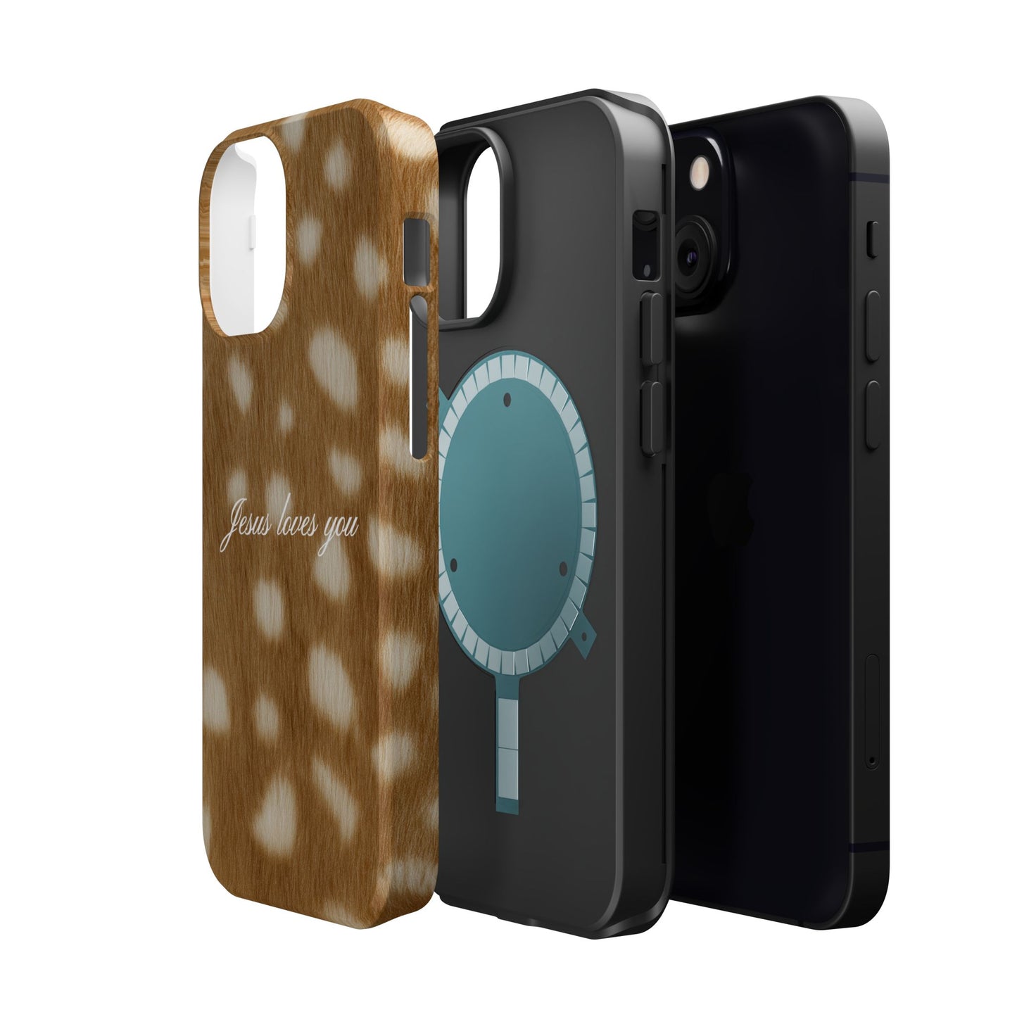 Jesus loves you Fawn MagSafe Phone Case