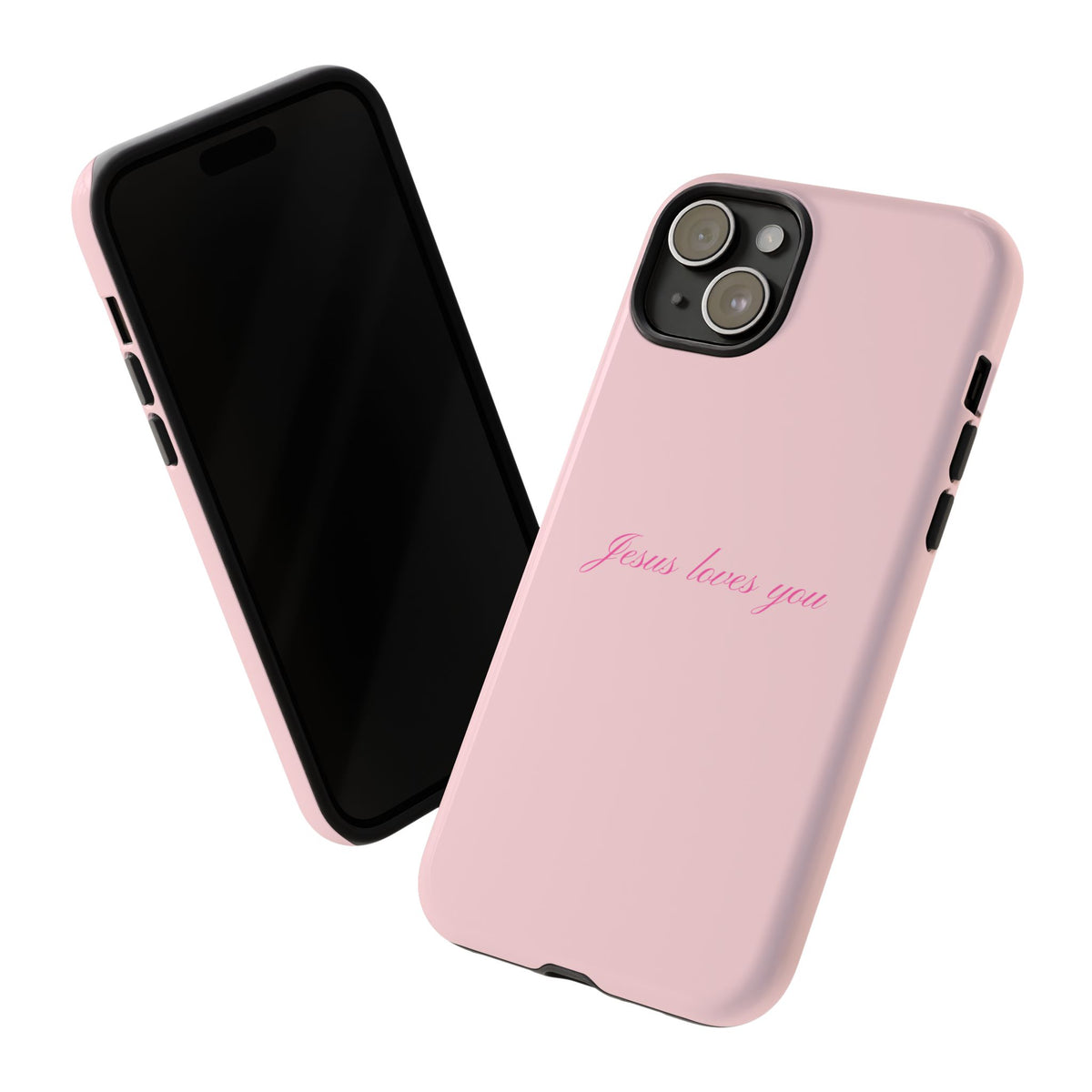 Jesus loves you Baby Pink Phone Case
