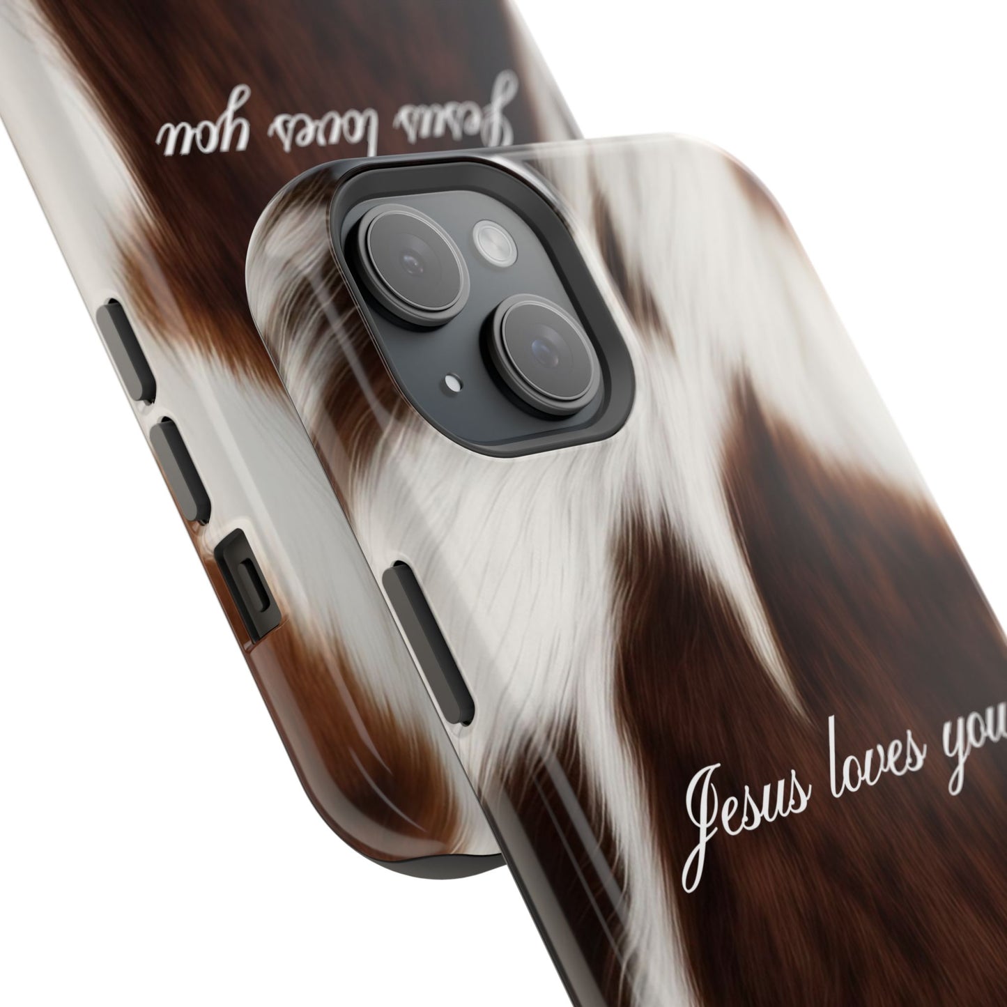 Jesus loves you Cow MagSafe Phone Case