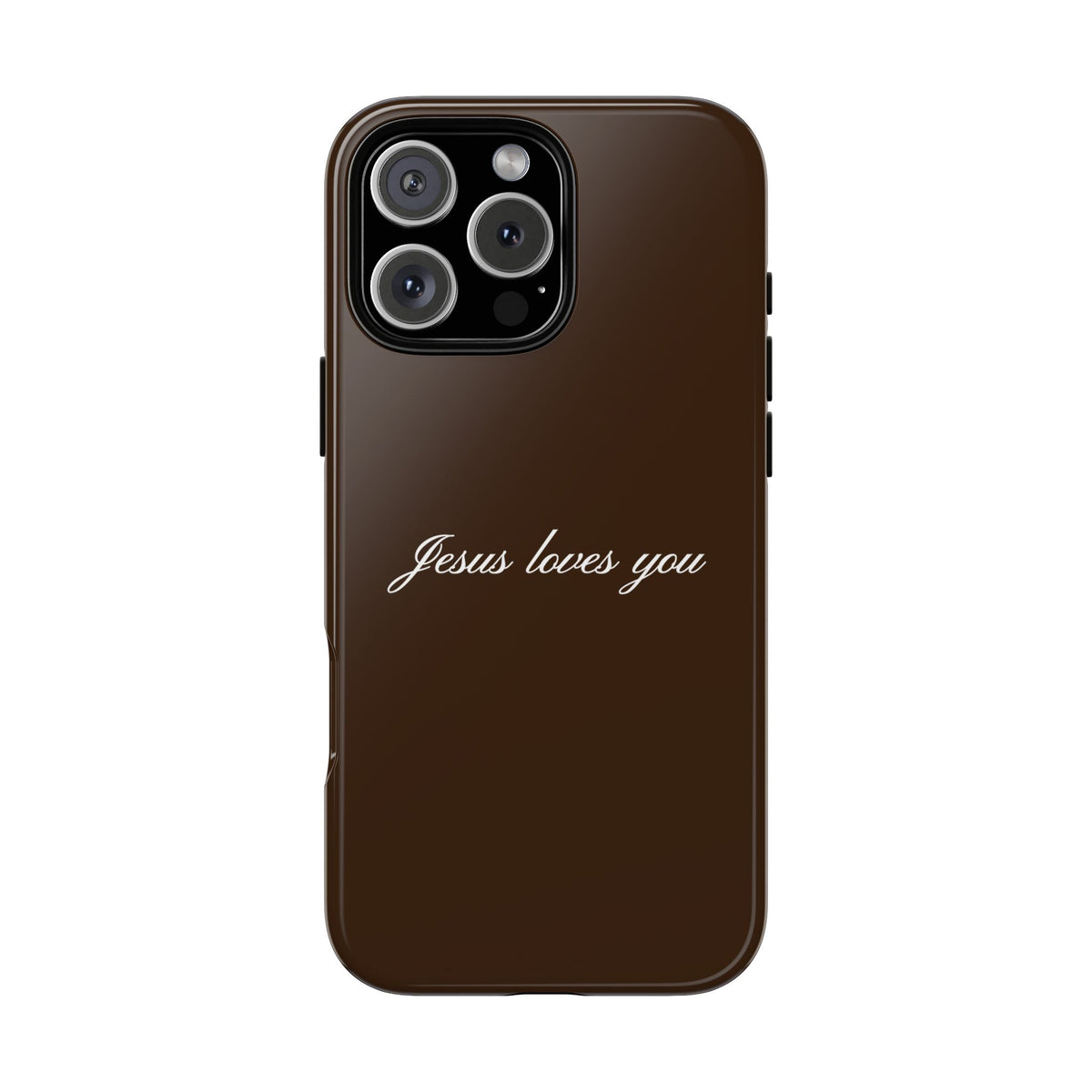 Jesus loves you Espresso Phone Case