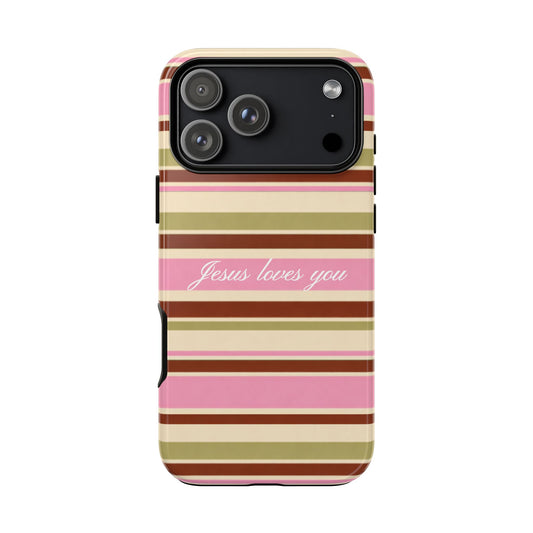 Jesus Loves You Neapolitan Phone Case