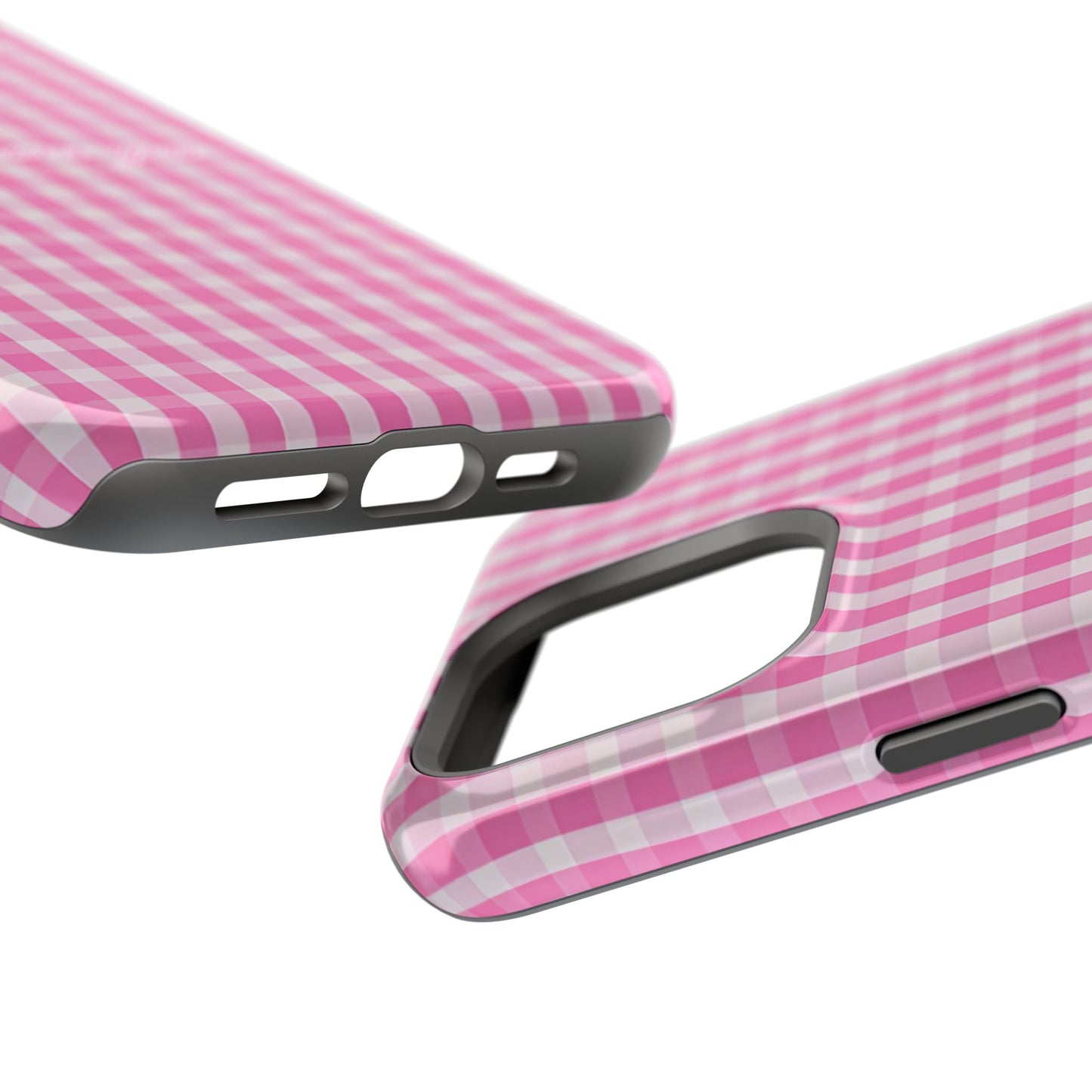 Jesus loves you Pink Gingham Phone Case MagSafe
