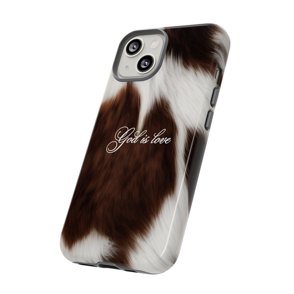 God is love Cow phone case
