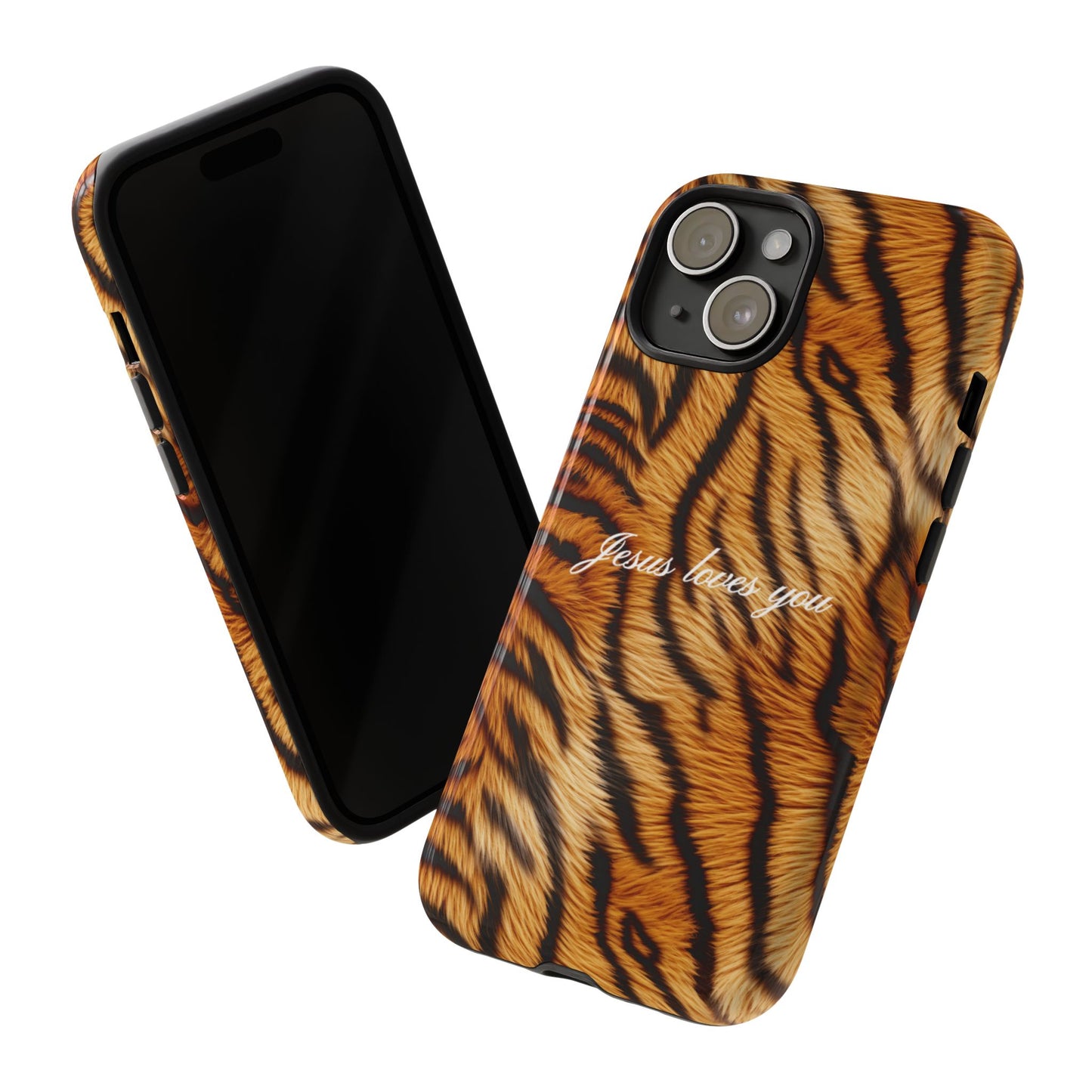Jesus Loves You Tiger Phone Case