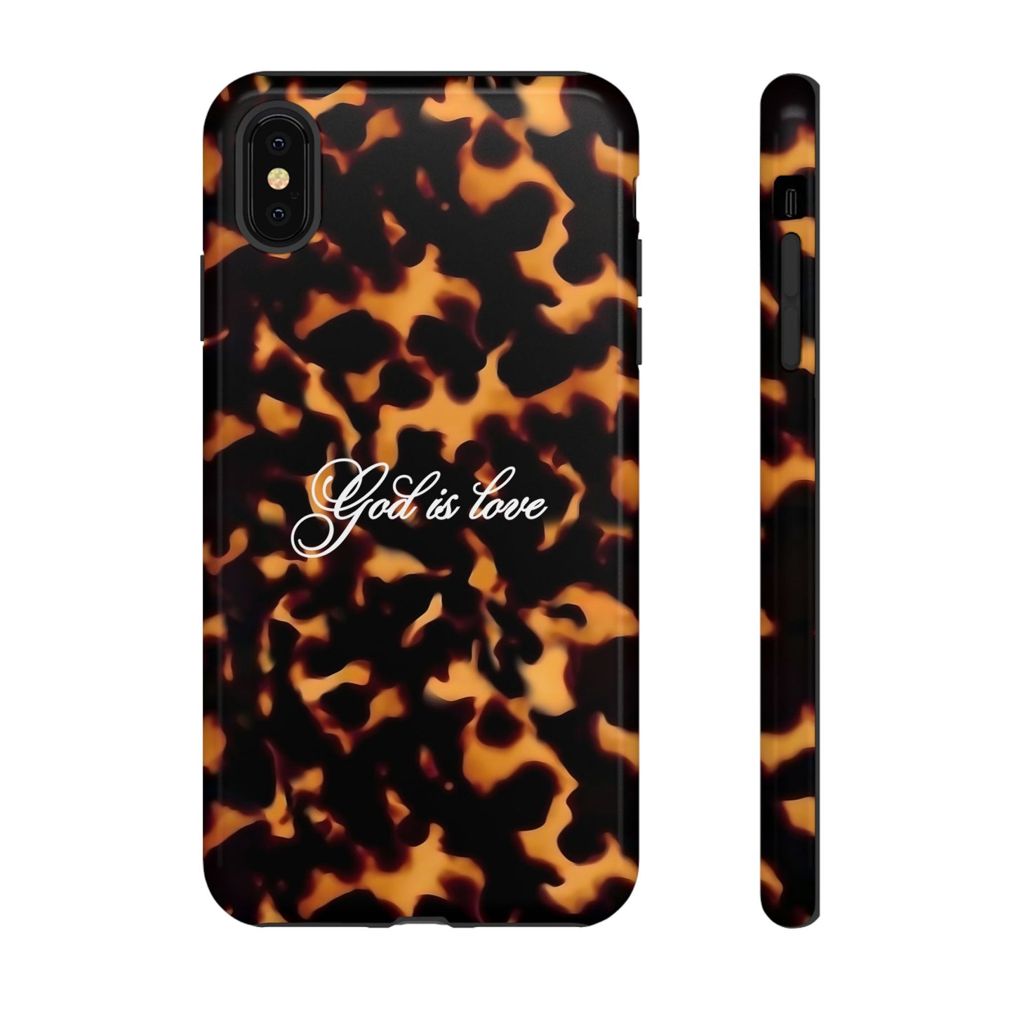 God is love Tortoise shell phone case