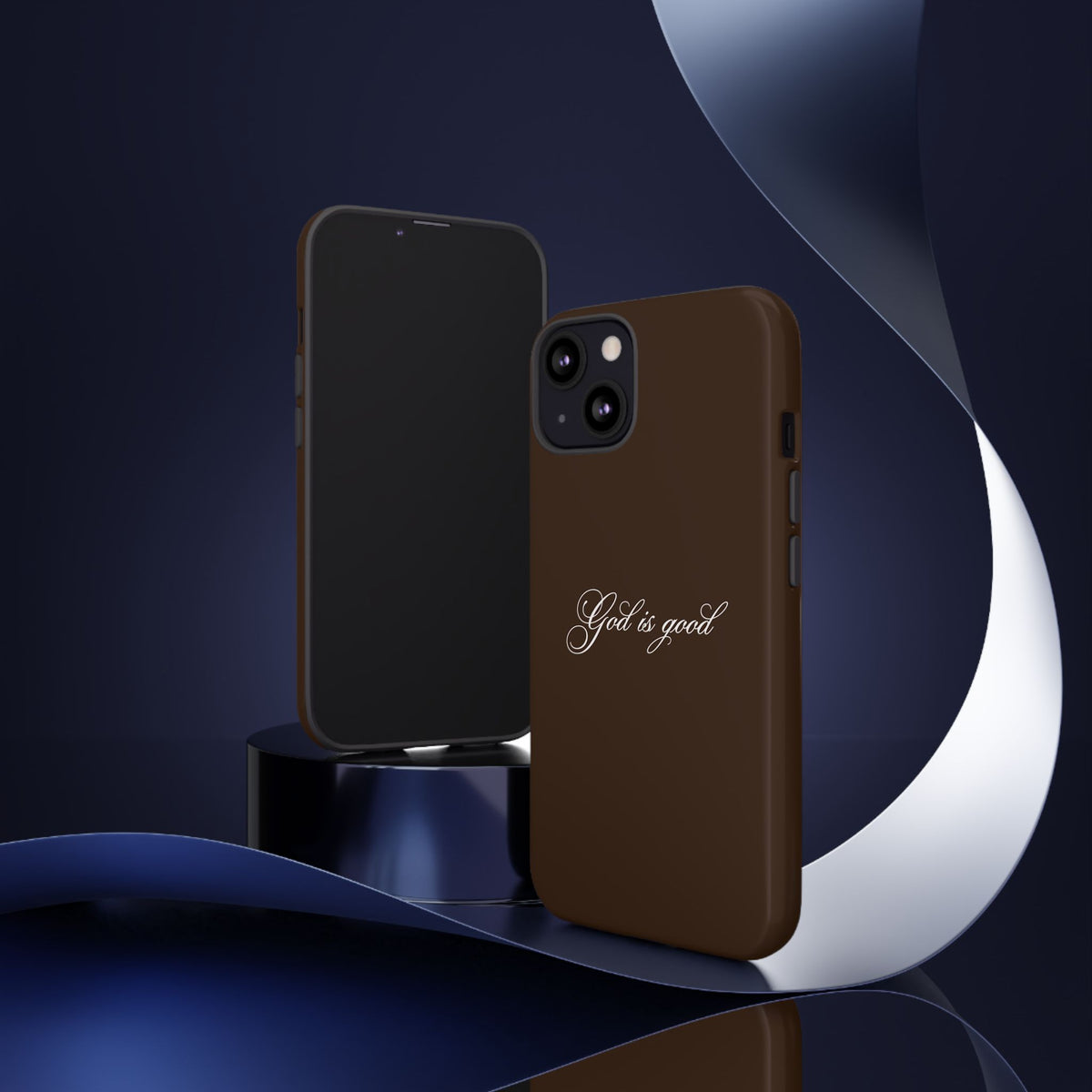 God is Good Espresso Phone Case
