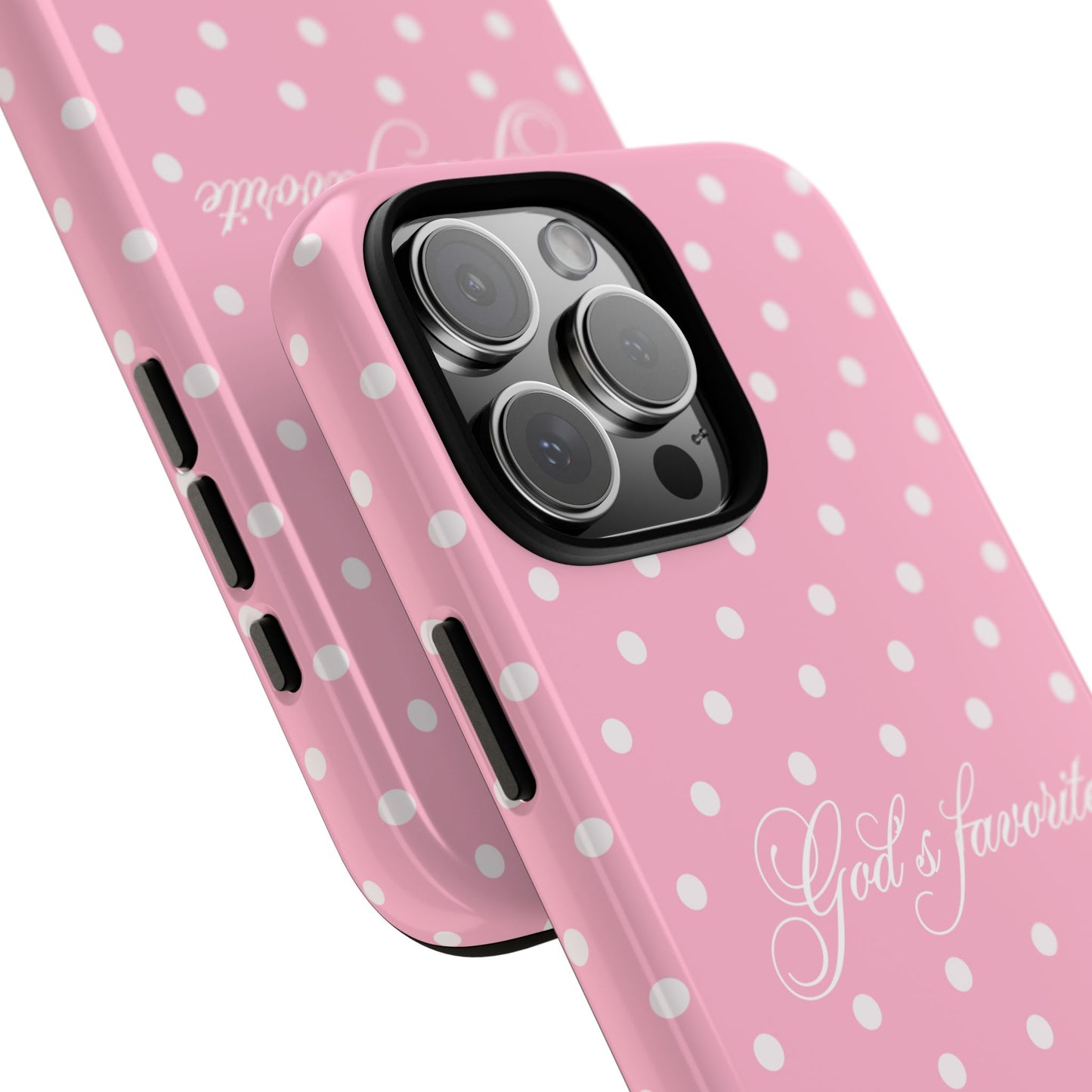 God’s favorite Pink Polka Dot Phone Case