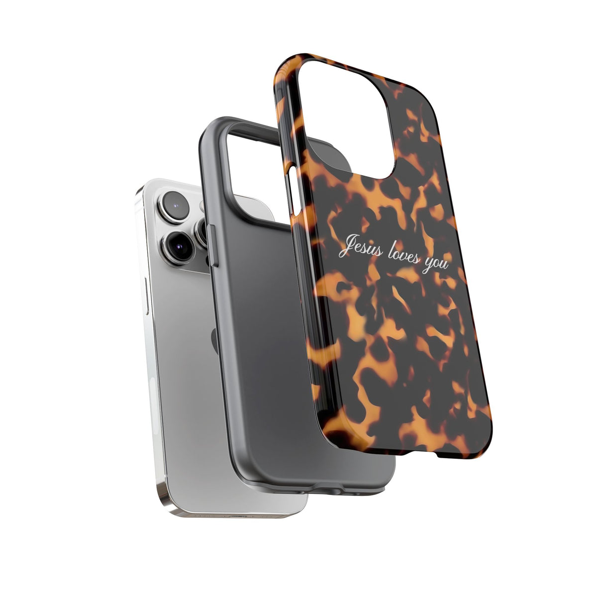Jesus loves you Tortoise Phone Case