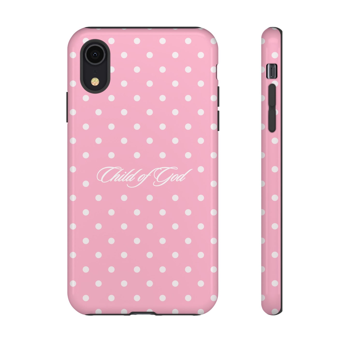 Child of God Pink Polka Dot Phone Case