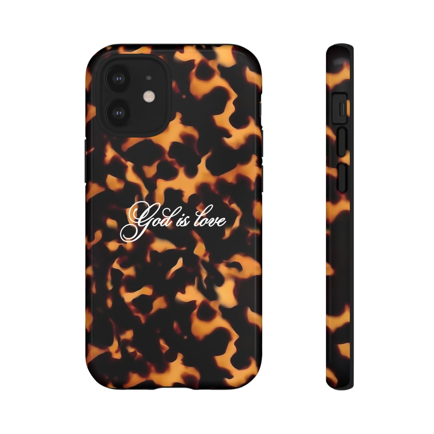 God is love Tortoise shell phone case