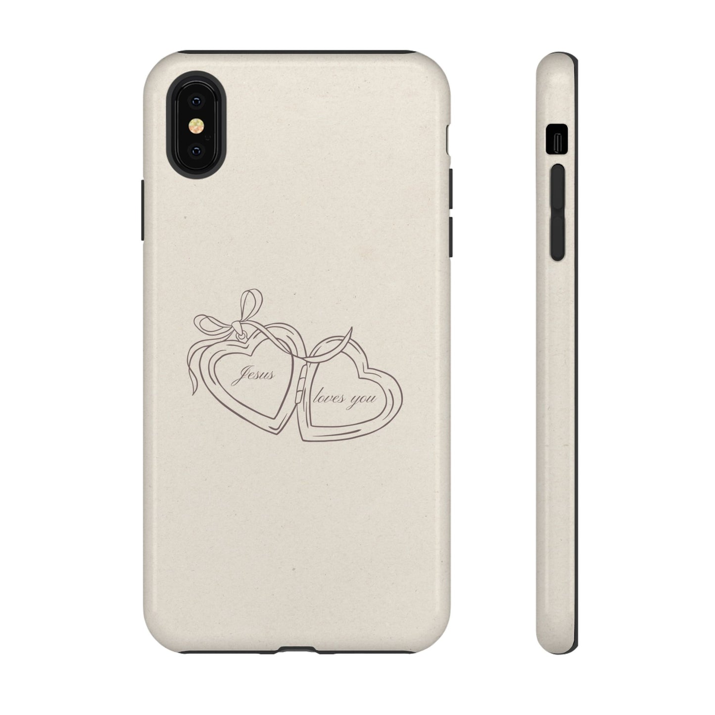 Locket Jesus loves you Phone Case