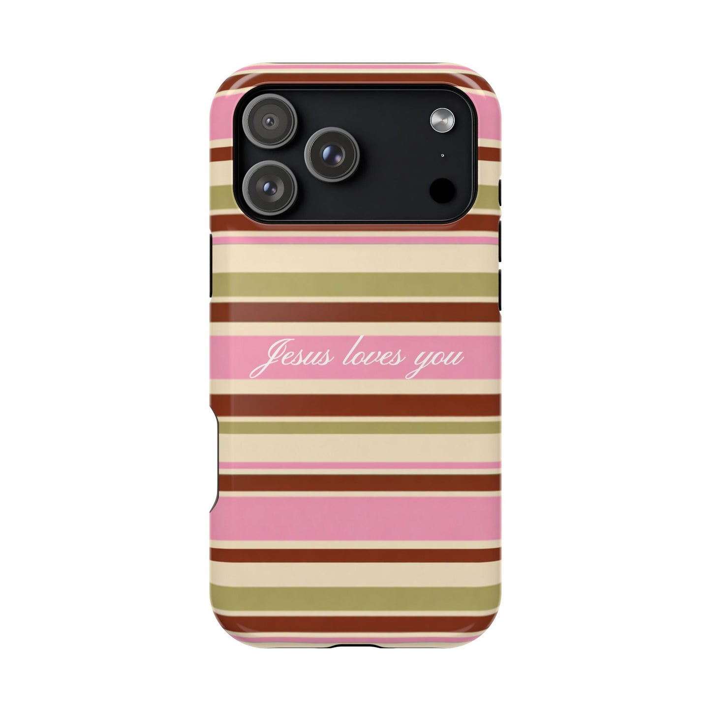 Jesus Loves You Neapolitan MagSafe Phone Case